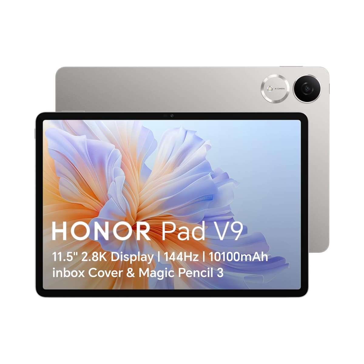 Honor Pad V9 (11.5 pulgadas, Wi-Fi) Tableta 2024 256 GB almacenamiento 8 GB RAM Android 15 (Gris) ROL-W00