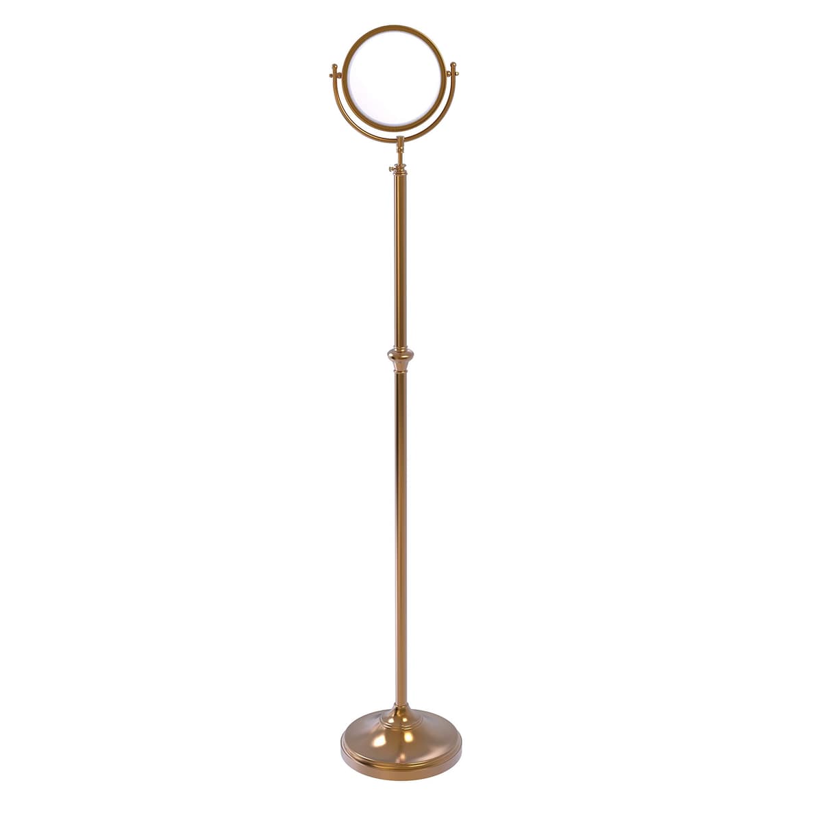 Allied Brass DMF-2/5X Espejo de Tocador de Pie 8in Doble Cara con Aumento 5X, Bronce Cepillado DMF-2/5X-BBR