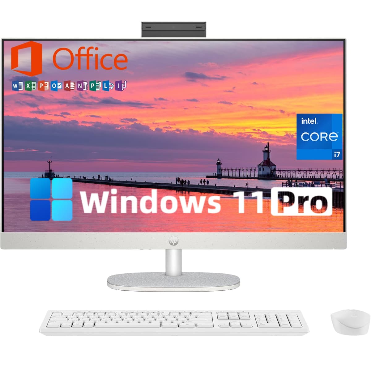 HP All-in-One 27" - i7-1355U, 27" FHD, 64GB RAM, 1TB SSD, Windows 11 Pro, Office de por vida Laptop