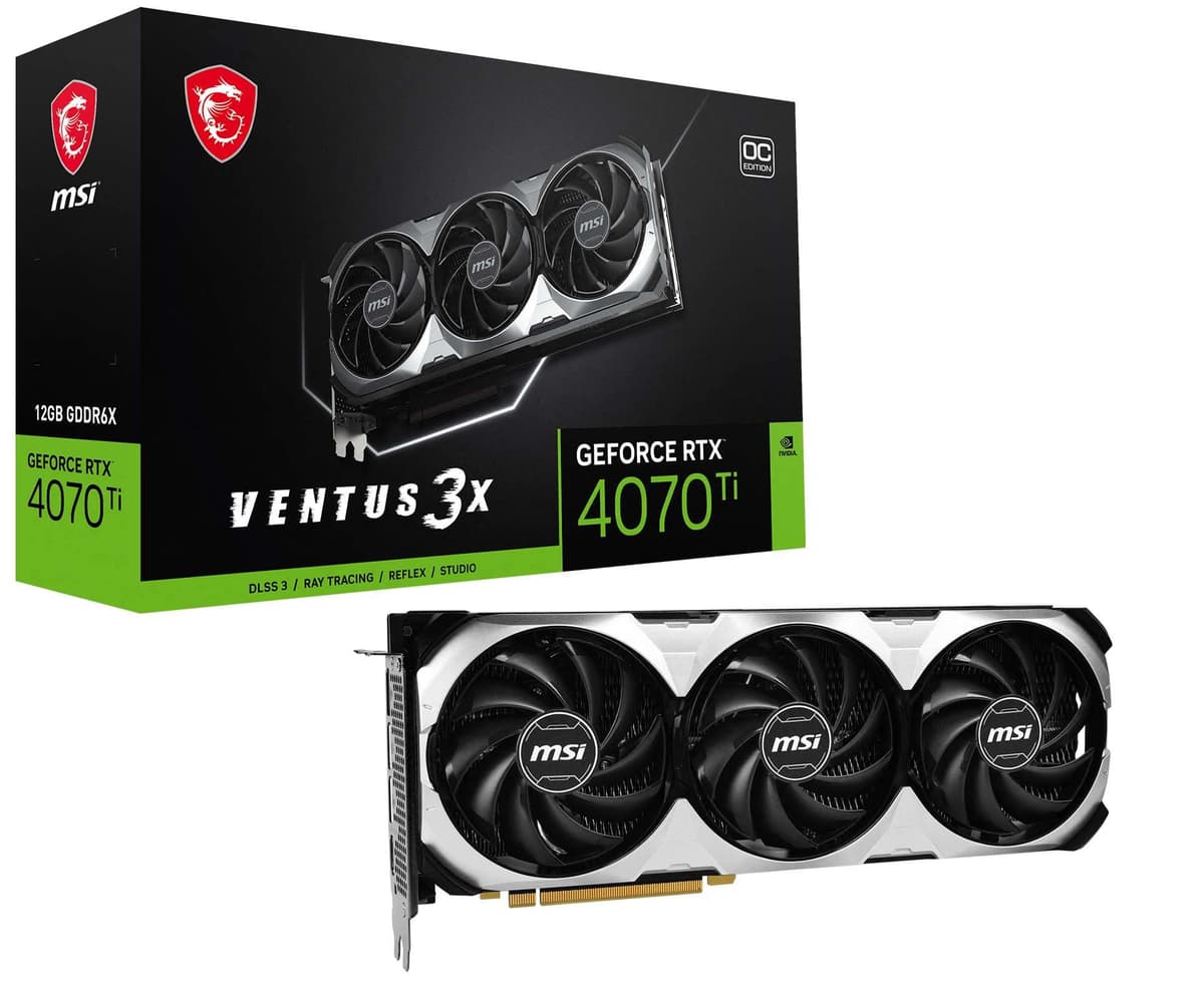 MSI GeForce RTX 4070 Ti VENTUS 3X 12G OC G407TV3X12C