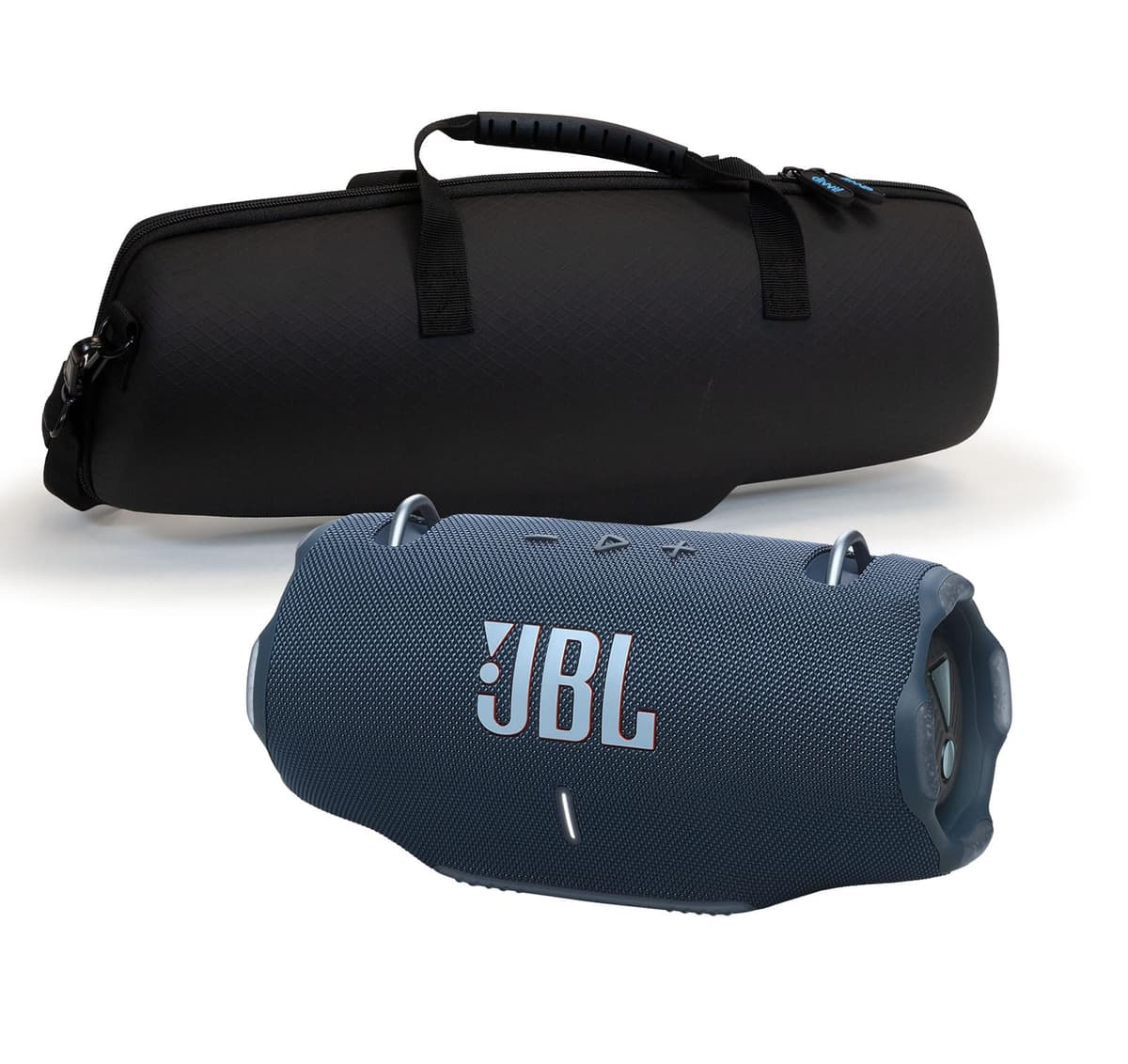 JBL Xtreme 4 Blue - Parlante Bluetooth portátil + estuche rígido divvi! JBLXTREME4BLUAM_XTREME4-CASE