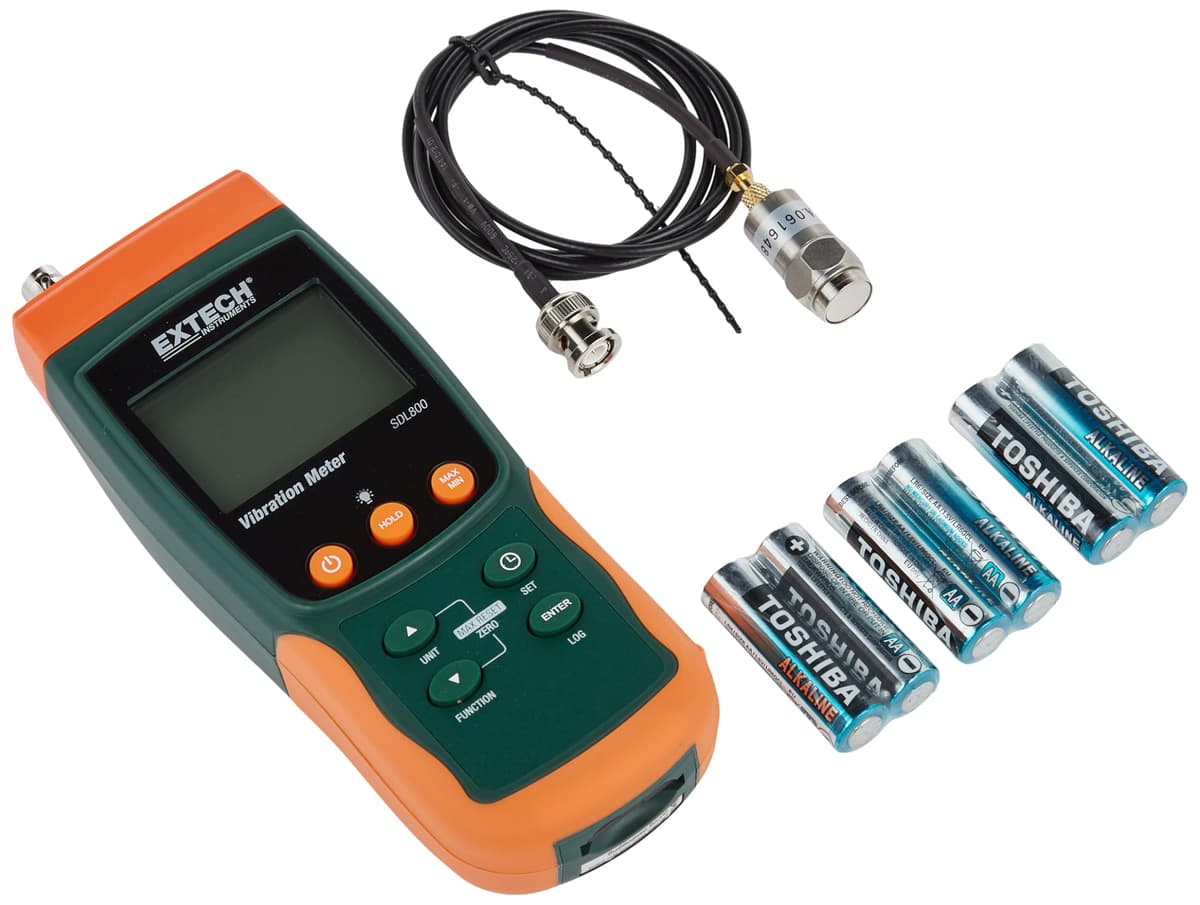Extech SDL800 Medidor de vibración y datalogger