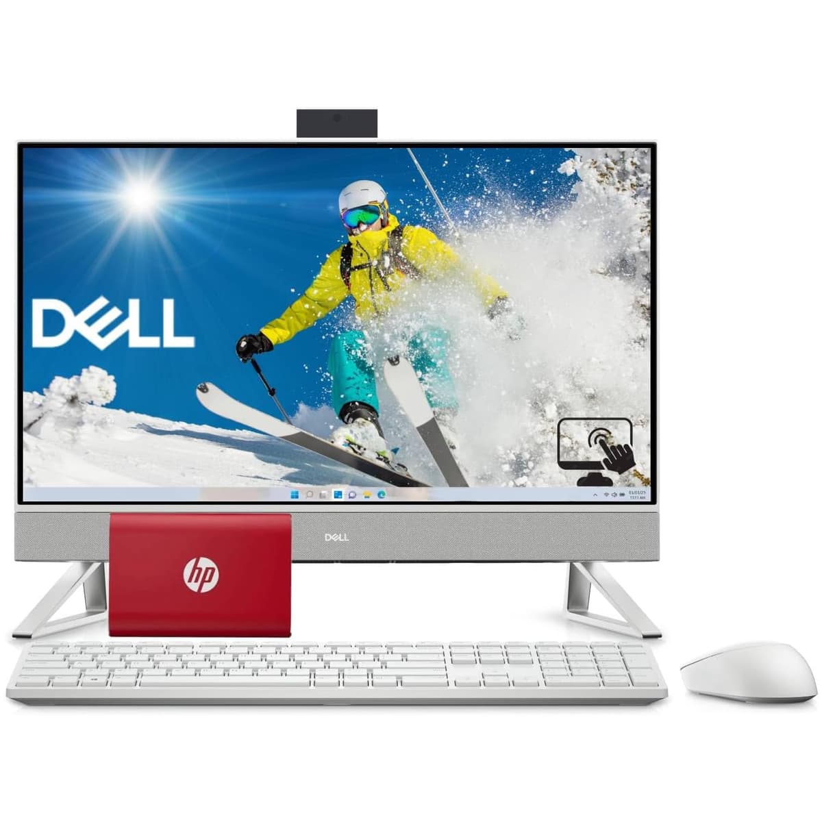 Dell Inspiron All-in-One táctil 23.8" 14th Gen Core7 150U, 64GB RAM, 4TB PCIe SSD, Windows 11 Pro