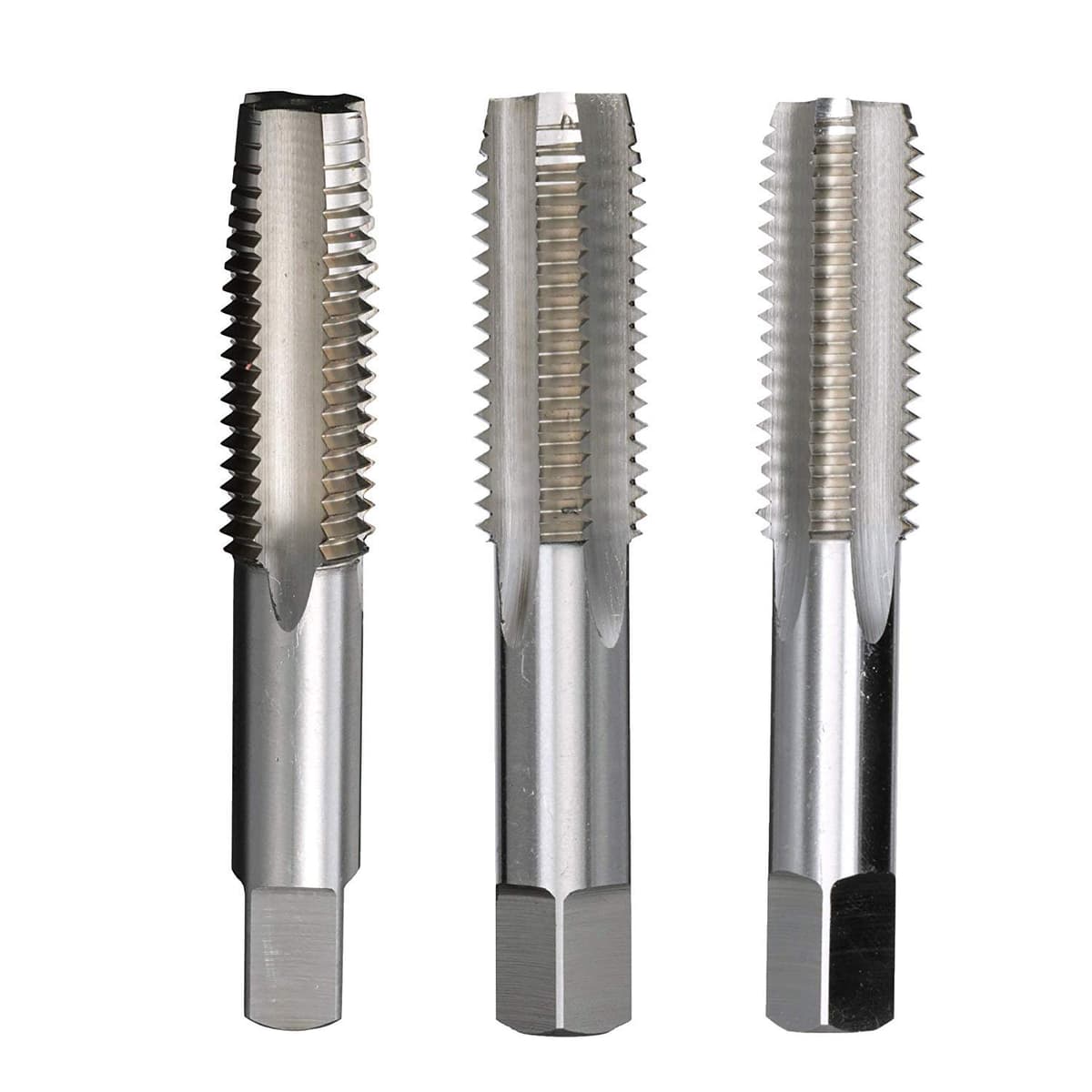 Drill America 1-3/8"-6 High Speed Steel British Standard Whitworth Tap Set DWTBSW1-3/8-6S