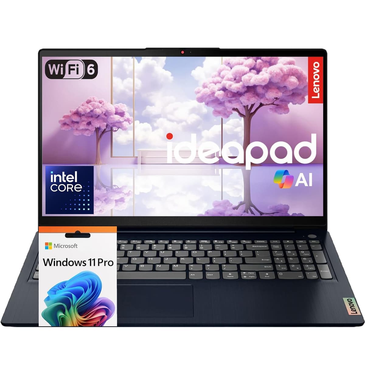Lenovo V15 Laptop Empresarial | Edición 2025/2026 | Procesador Intel Pentium de 4 núcleos | Pantalla 15.6" FHD (1920 x 1080) | 16 GB RAM | 512 GB SSD PCIe | Wi-Fi 6 | Ethernet RJ-45 | Windows 11 Pro Business Laptop