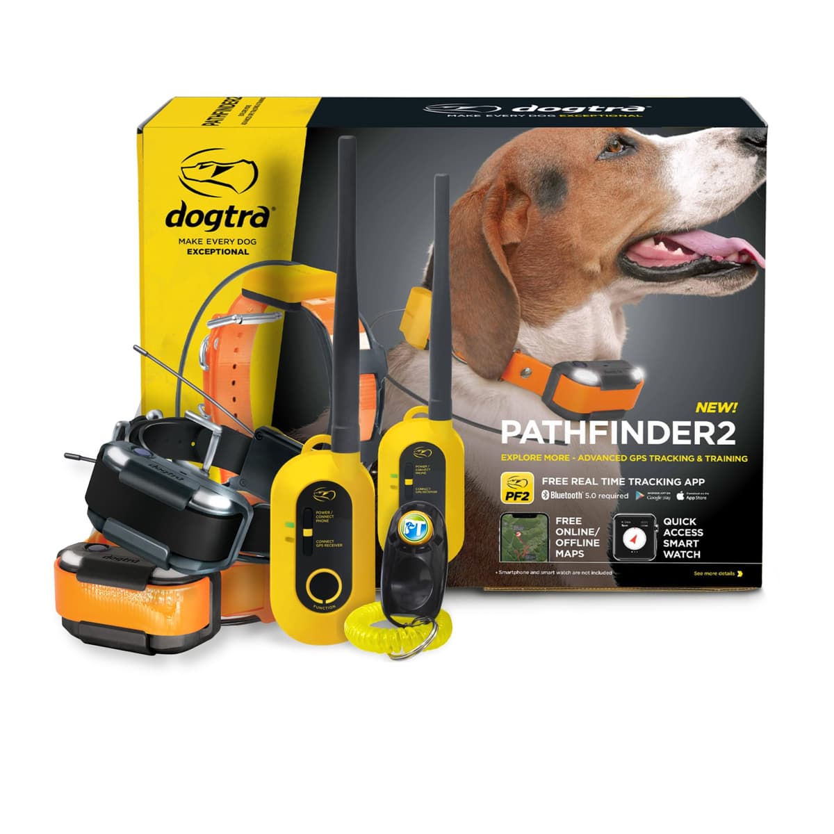 Dogtra Pathfinder 2 - Collar de Entrenamiento GPS para Perros de Caza