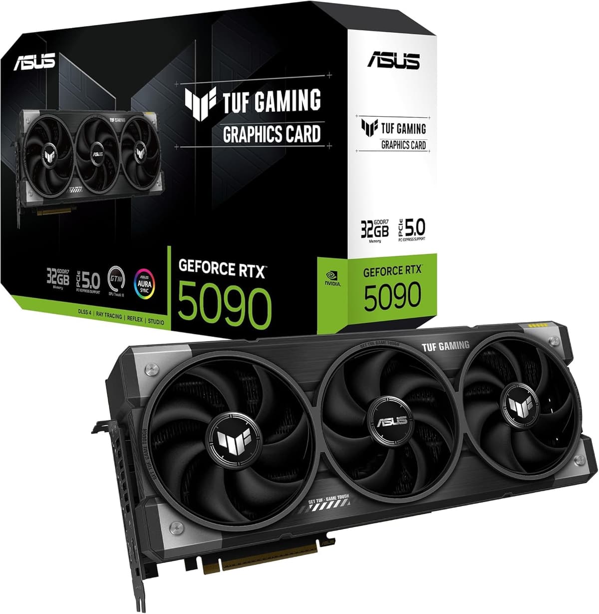 ASUS TUF Gaming GeForce RTX 5090 32GB GDDR7 - 3.6 Slot, PCIe 5.0 90YV0LY1-M0NA00