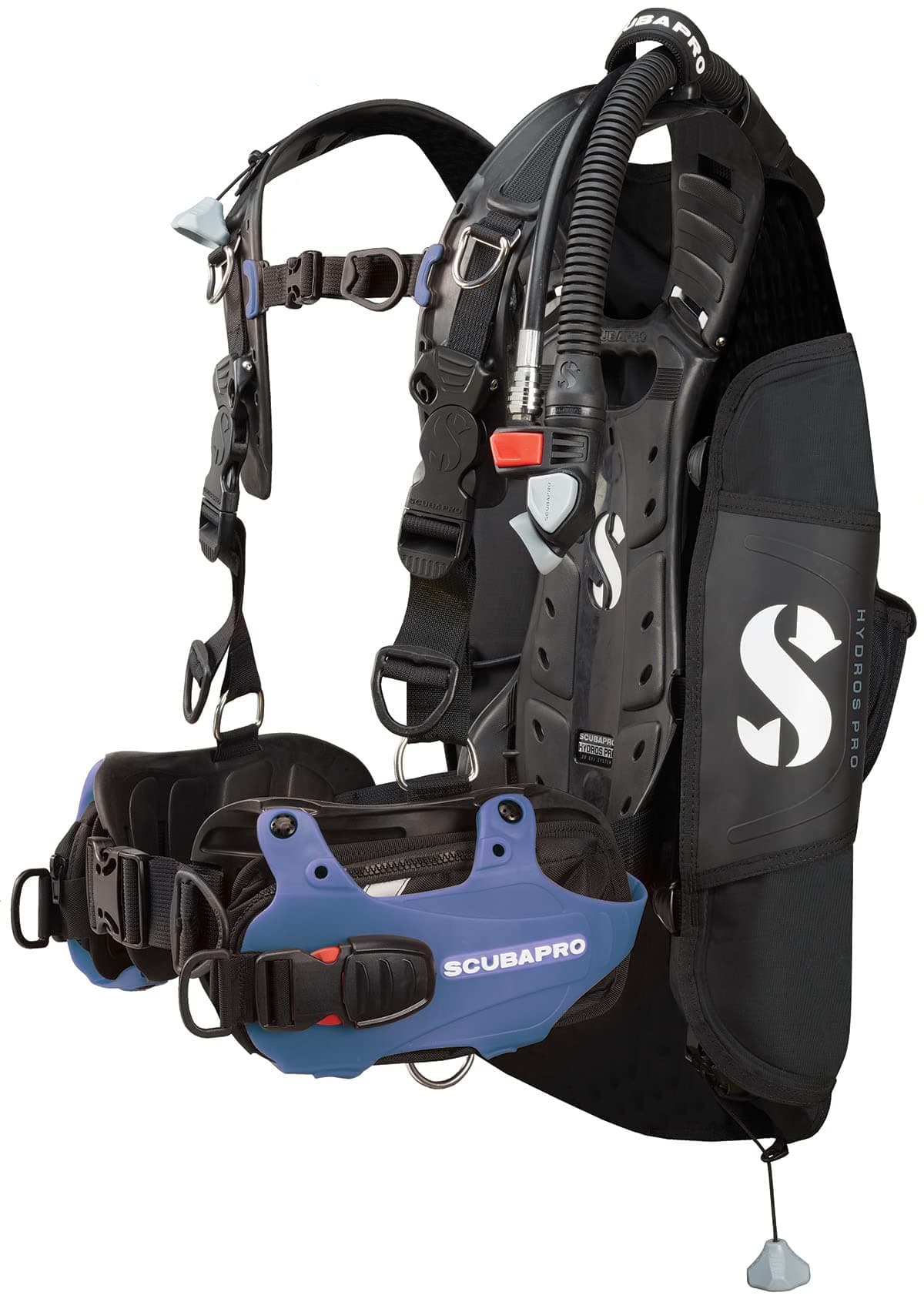 SCUBAPRO Hydros Pro BCD para hombre con BPI, Azul, XL/2X 21.732.500