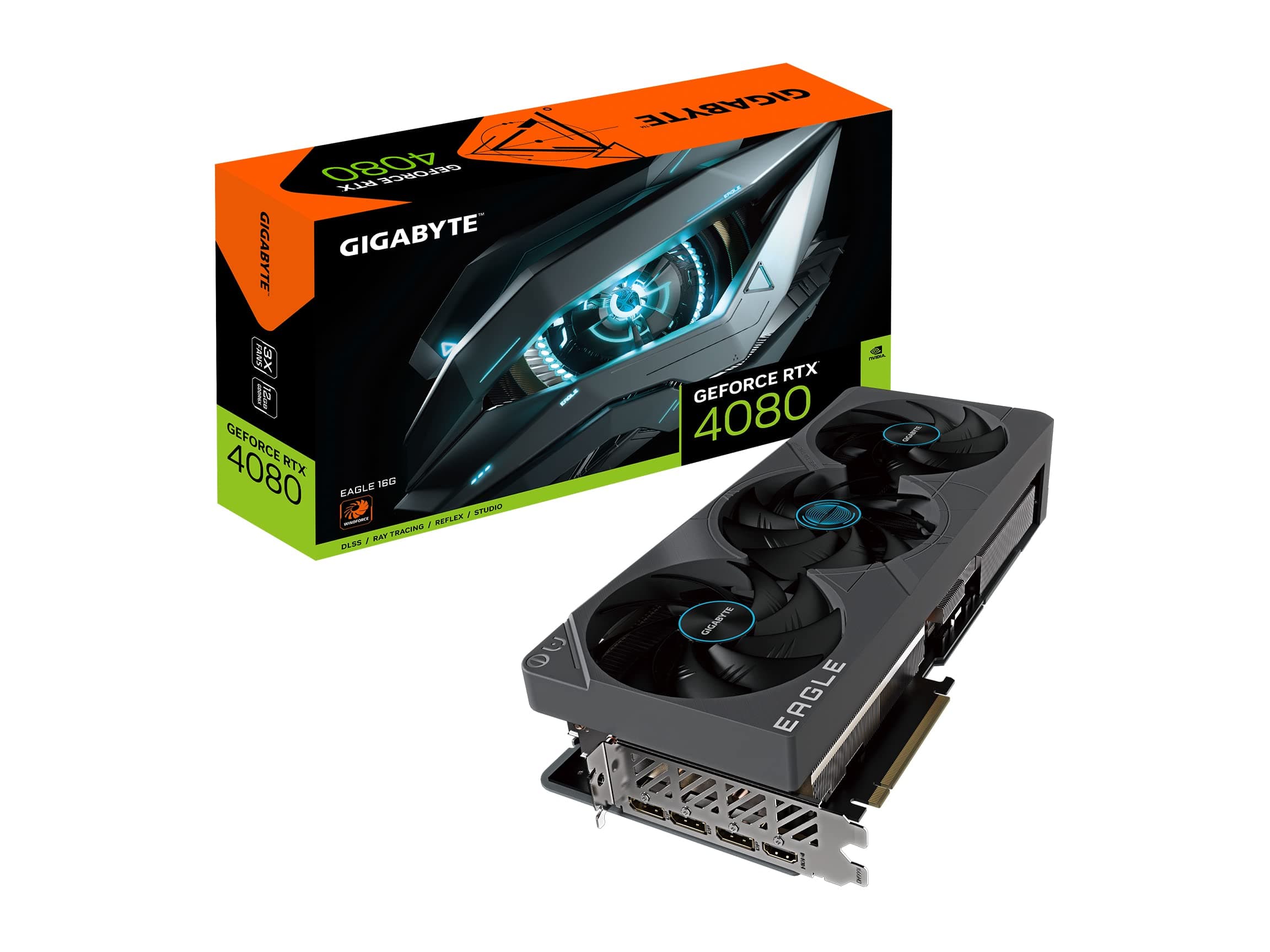 Gigabyte GeForce RTX 4080 Eagle 16G 16GB GDDR6X GV-N4080EAGLE-16GD