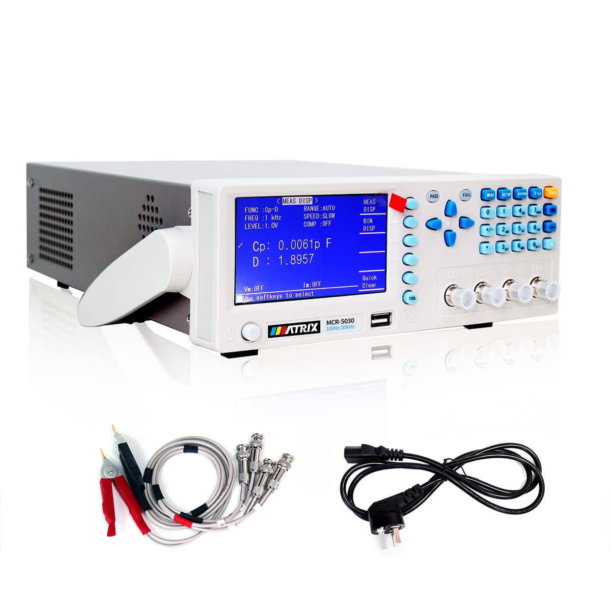 MATRIX MCR-5030 Benchtop LCR Meter Precision Digital Lab Tester (100Hz-30kHz) MCR5000