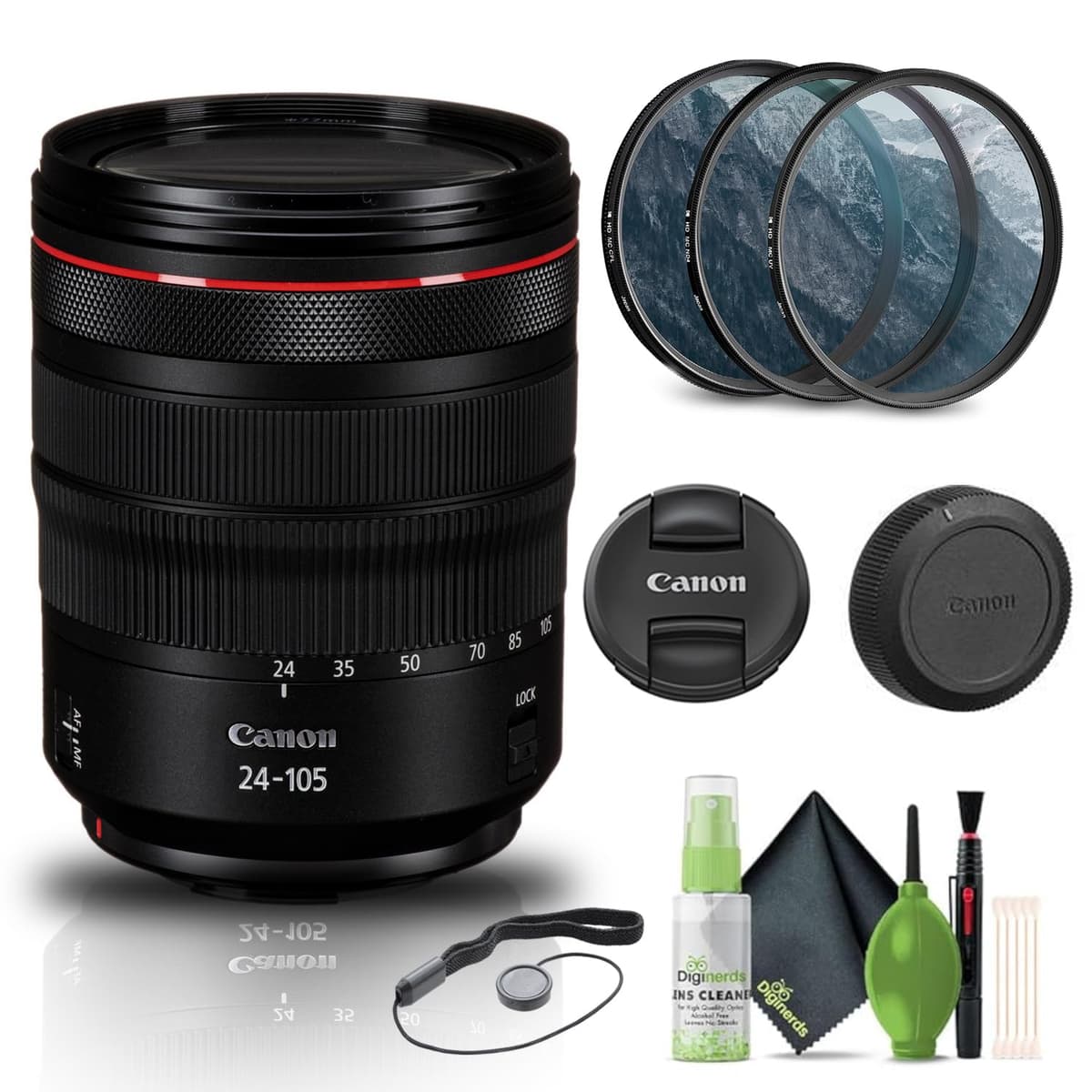 Canon RF 24-105mm f/4L IS USM (2963C002) + Kit de filtros y accesorios (Renewed) 2963C002_EDIRE_1