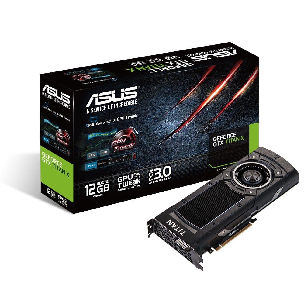 Tarjetas gráficas ASUS GTXTITANX-12GD5