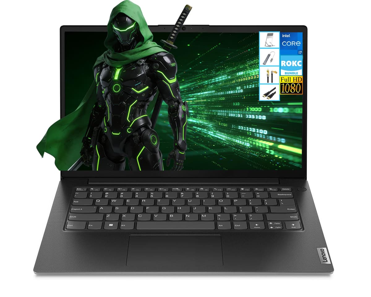 Lenovo 14 G4 FHD Portátil Mejorado, Intel Core i7-13620H (10 núcleos), 16 GB RAM | 1 TB SSD | Windows 11 | Portátil | Wi-Fi 6 | RJ-45 | Larga duración de batería | Para trabajo/hogar/oficina/aprendizaje en línea | Paquete RK