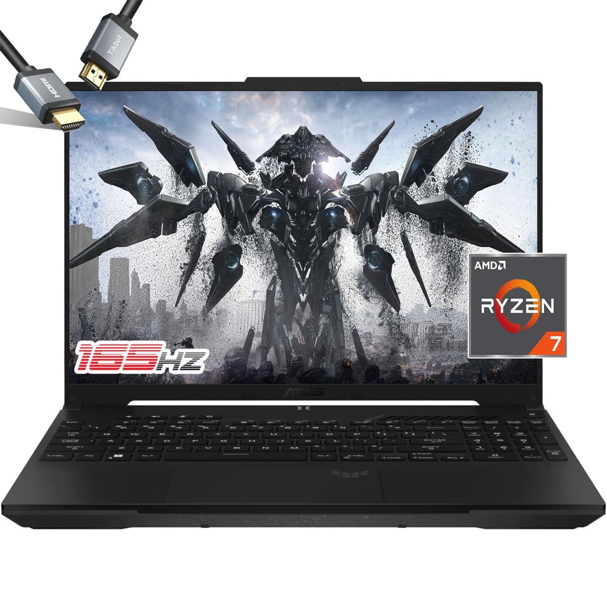ASUS TUF Gaming A16 (2024) - Ryzen 7 7735HS, RX7700S, 16" WUXGA 165Hz, 32GB RAM, 2TB SSD ASUS TUF A16