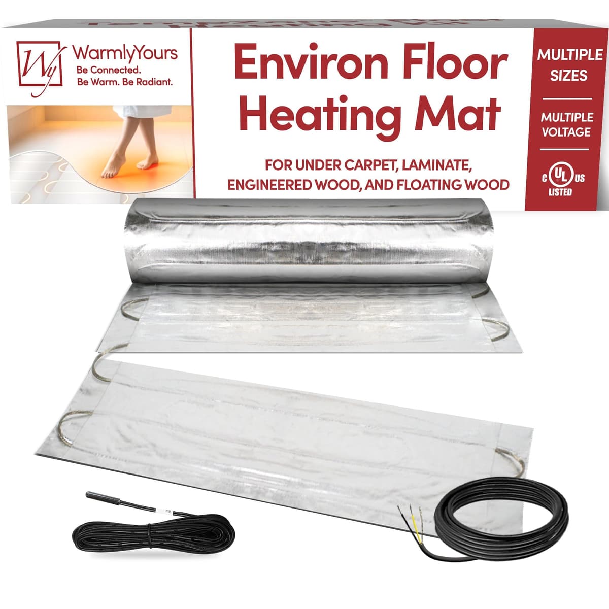 WarmlyYours Environ Flex Roll 1.5 x 70 ft. - Calefacción radiante para pisos 105 sq.ft., 240V ERT240-1.5x70 