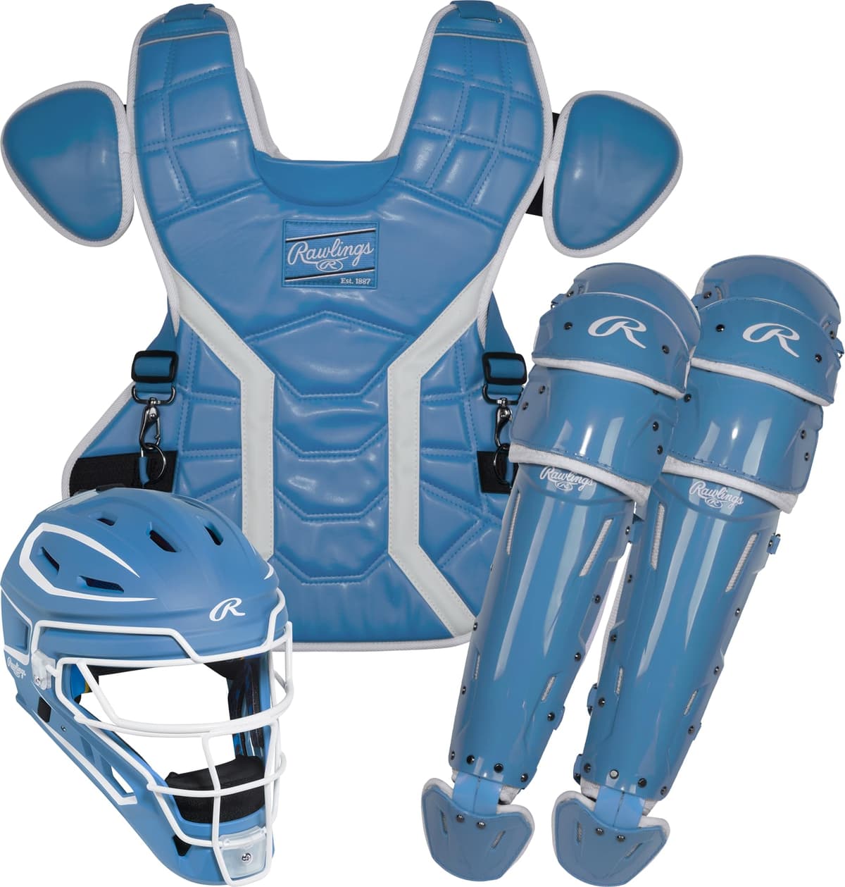 Rawlings MACH PRO Series Set de receptor - Medium/Intermediate - Columbia Blue/White R00713764