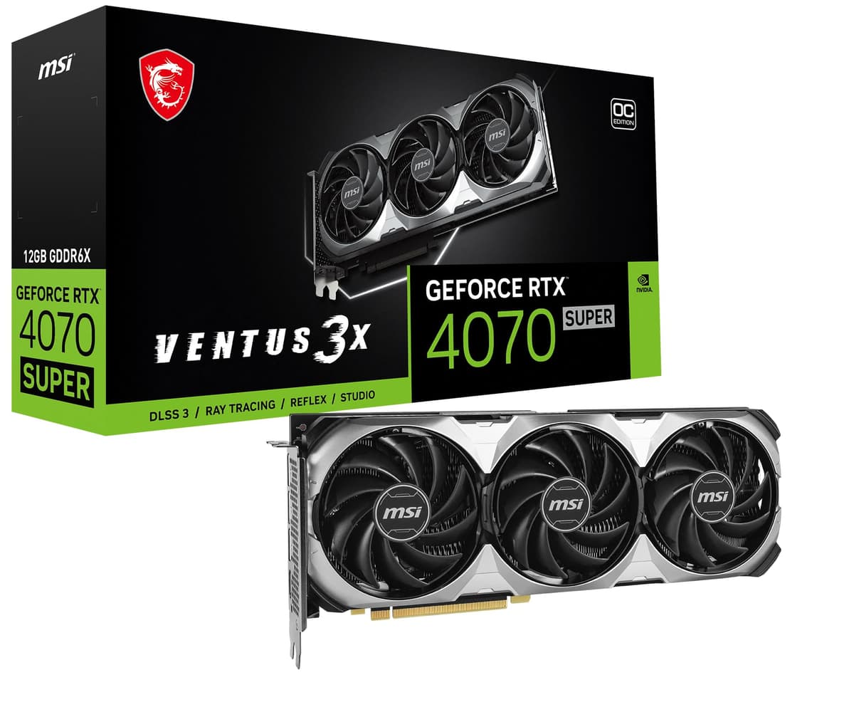 MSI GeForce RTX 4070 SUPER 12G VENTUS 3X OC G4070S12GV3C