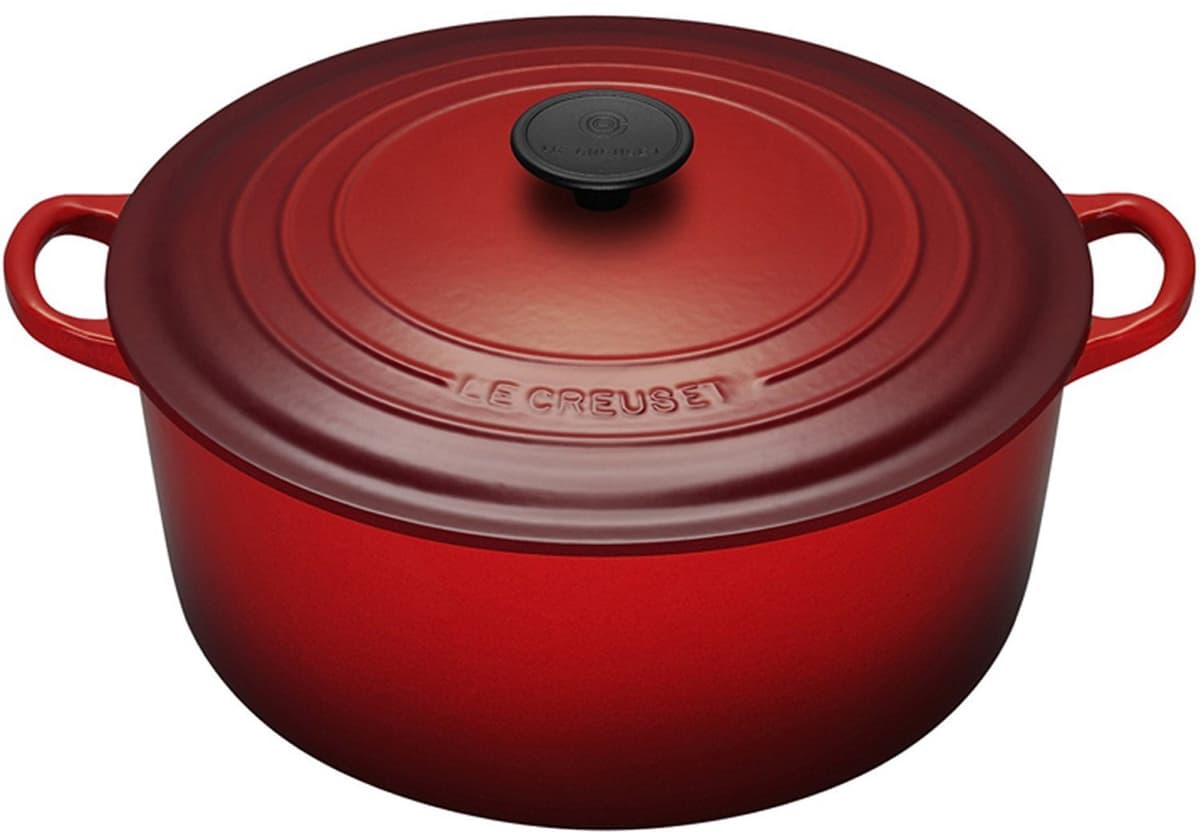 Olla francesa Le Creuset esmaltada 7-1/4 qt redonda, cherry red 250012806