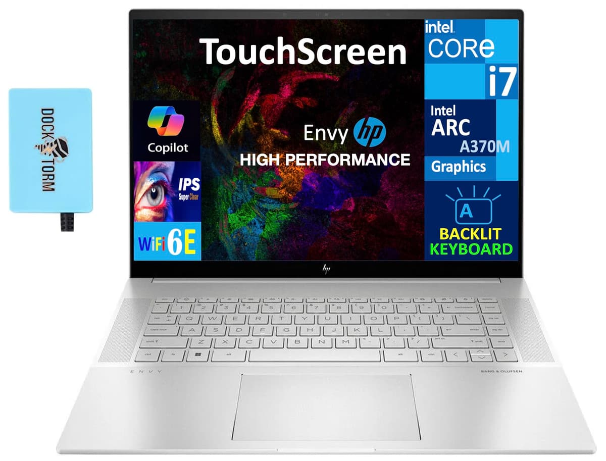 HP Envy 16.0" Touch - Intel i7-13700H, 32GB DDR5, 1TB PCIe SSD, Intel ARC A370M, Win 11 Pro 8L755AV