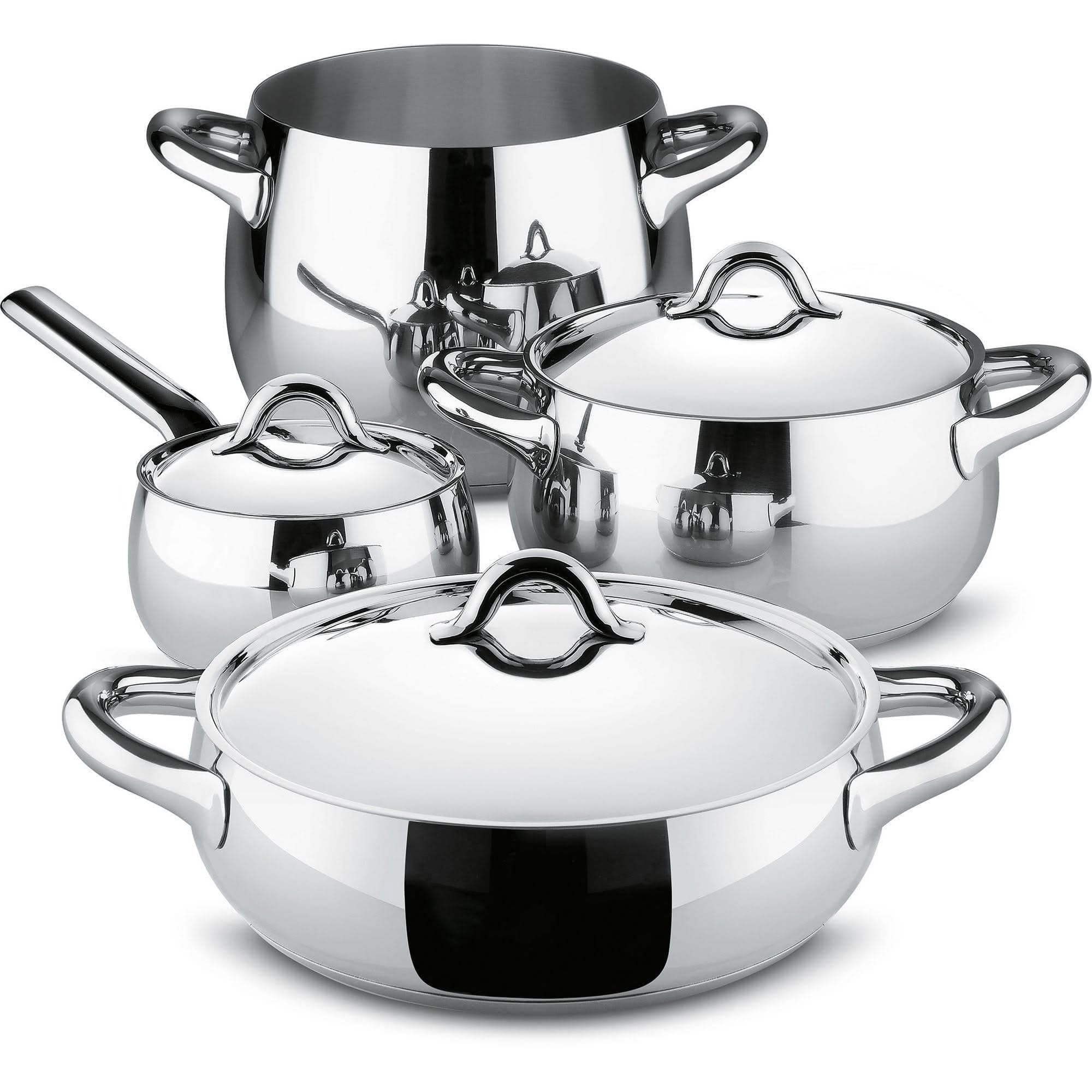 Alessi Mami juego de cocina 7 piezas SG100S7, plateado