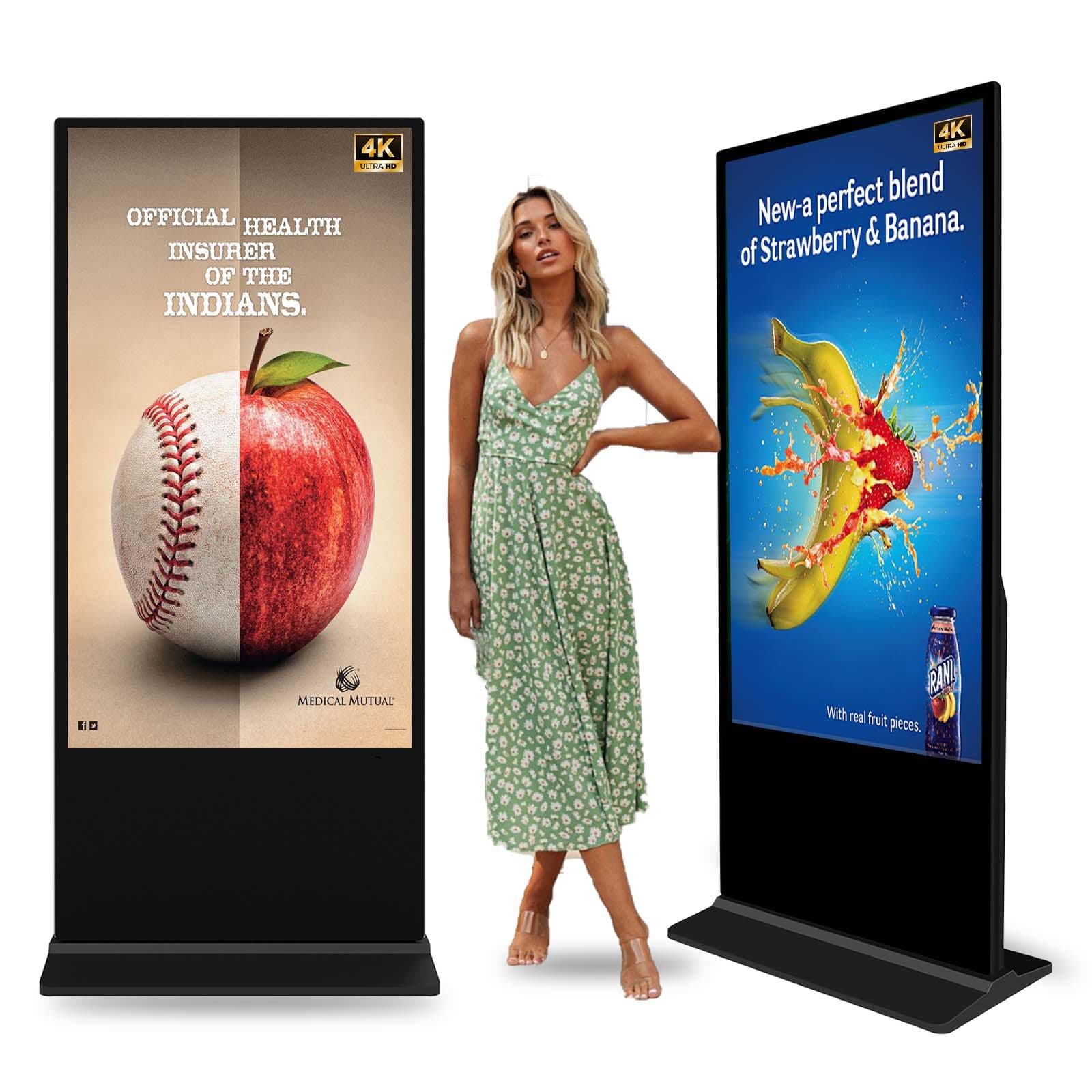 ZPNUZDU Display Publicitario 65" 4K Interactivo Android 14 (4+64GB) 65in