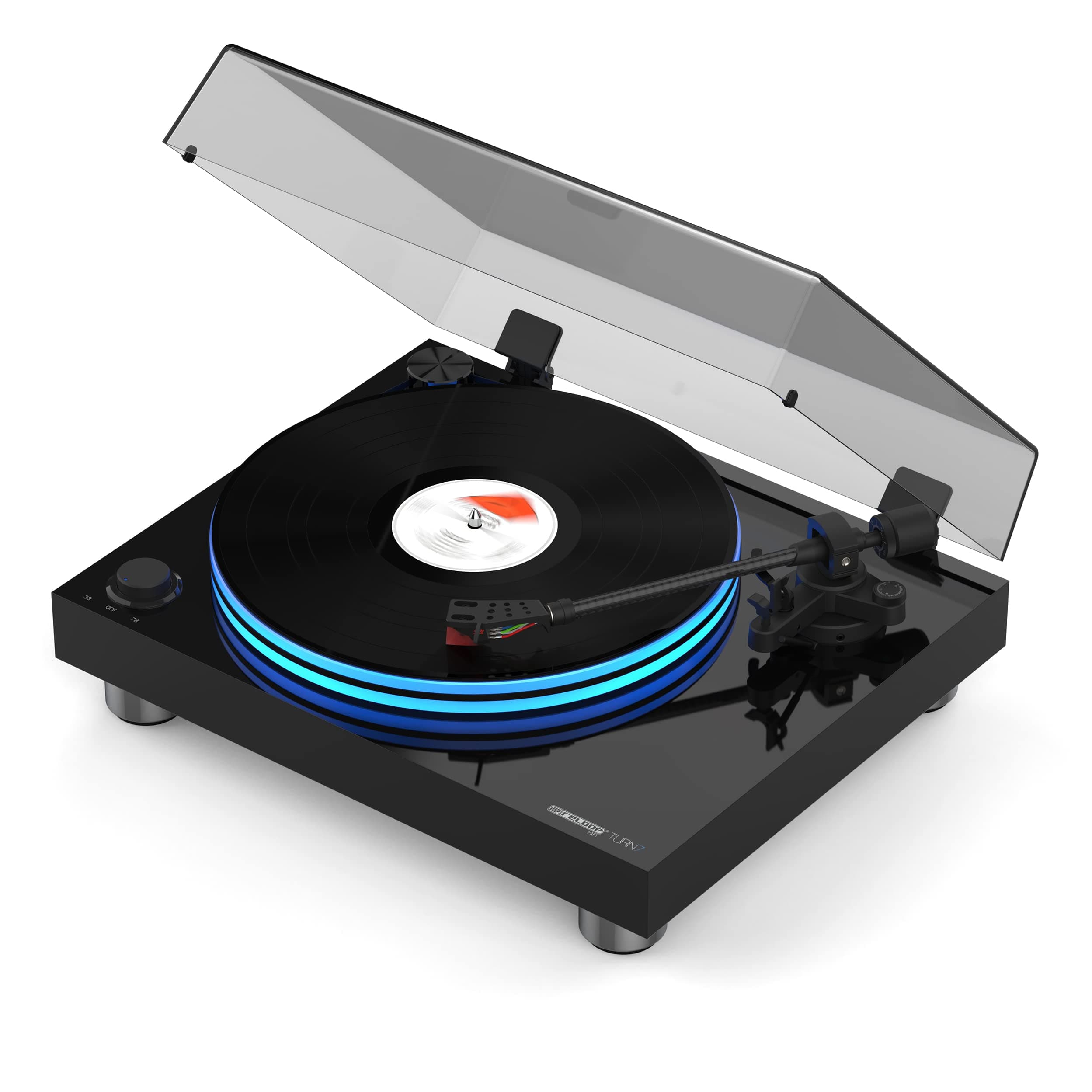 Reloop Turn 7 Tocadiscos HiFi con cápsula Ortofon 2M Red 245435