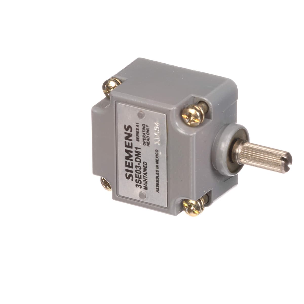 Siemens 3SE03-DM1 Cabezal de fin de carrera lateral rotativo, mantenido estándar
