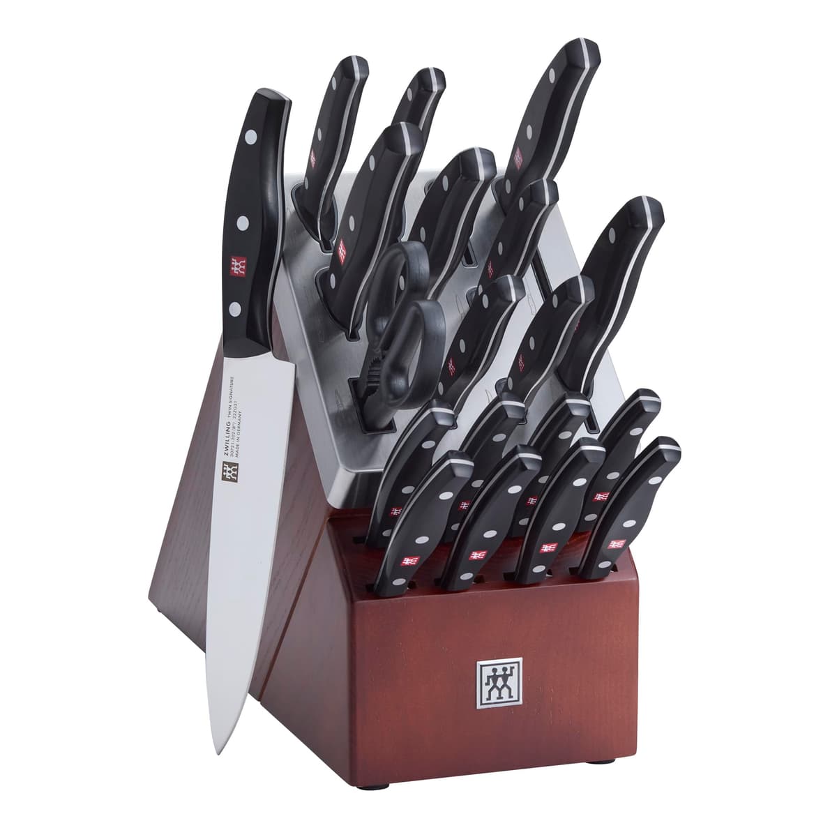 ZWILLING Twin Signature Set de cuchillos 20 piezas con bloque - Acero alemán, apto para lavavajillas 1027750