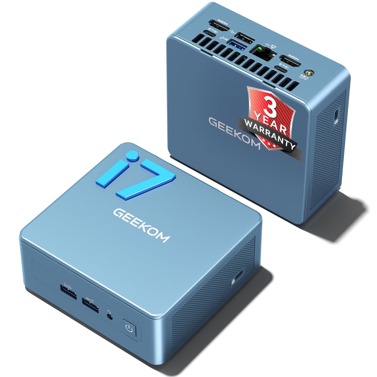GEEKOM Mini PC IT12 con Intel i7-12650H, 32GB RAM y 1TB NVMe SSD, Windows 11 Pro