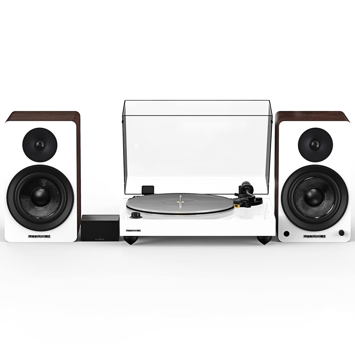 Fluance Reference RT85N (White) - Sistema HiFi con PA10, Ai61 y Nagaoka MP-110 RT85NWHPA61WW