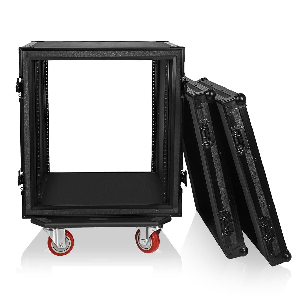 Sound Town Black Series STRC-SPB12UW Rack Case 12U Pro Tour con ruedas
