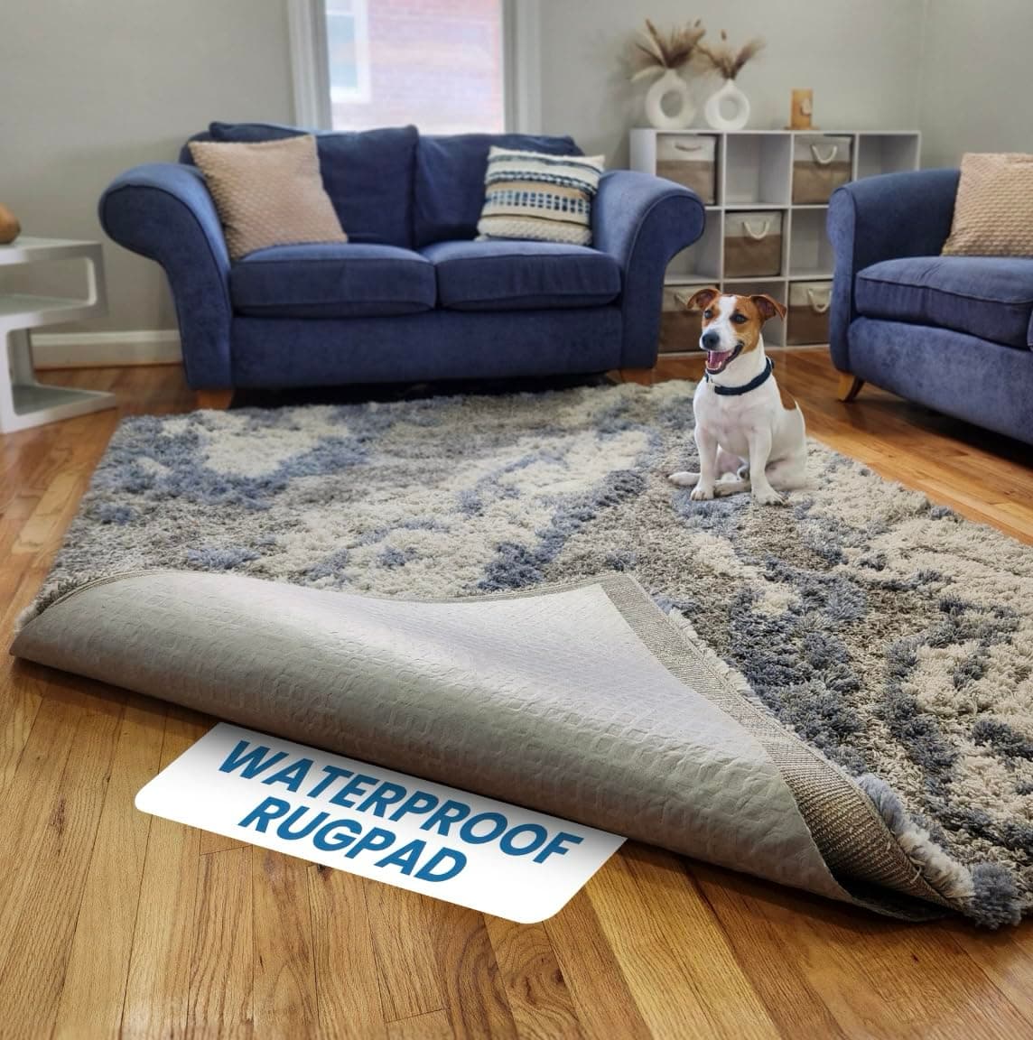 RugPadPets Almohadilla antideslizante 12x14 ft 3/8" resistente al agua