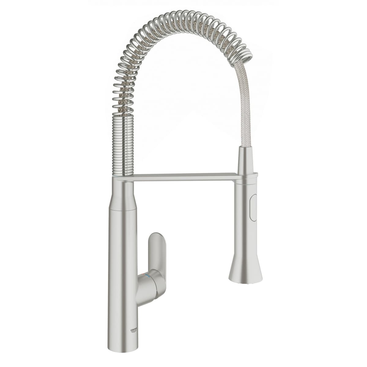 Grifo de cocina Grohe K7 Semi-Pro monomando con brazo de resorte y doble chorro 31380DC0