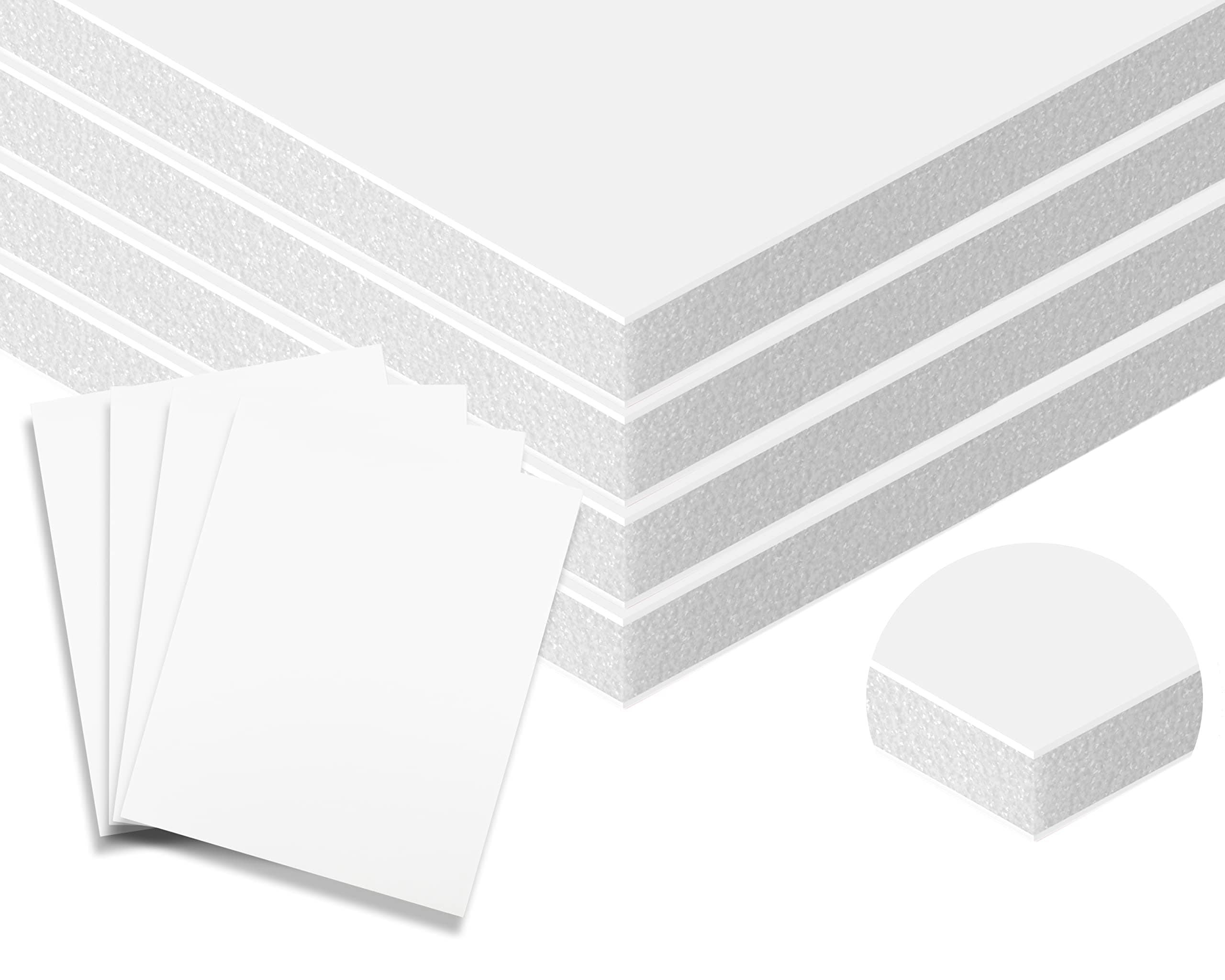3/16" White Foam Core Boards 24x30 - 50 Pack