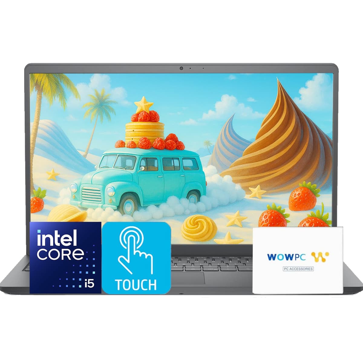 Dell Inspiron 15.6" FHD con pantalla táctil | Intel Core i5-1334U | 16 GB RAM | 1 TB de almacenamiento (512 GB SSD PCIe + 512 GB externo) | Larga duración de batería | Windows 11 Pro con Microsoft Office