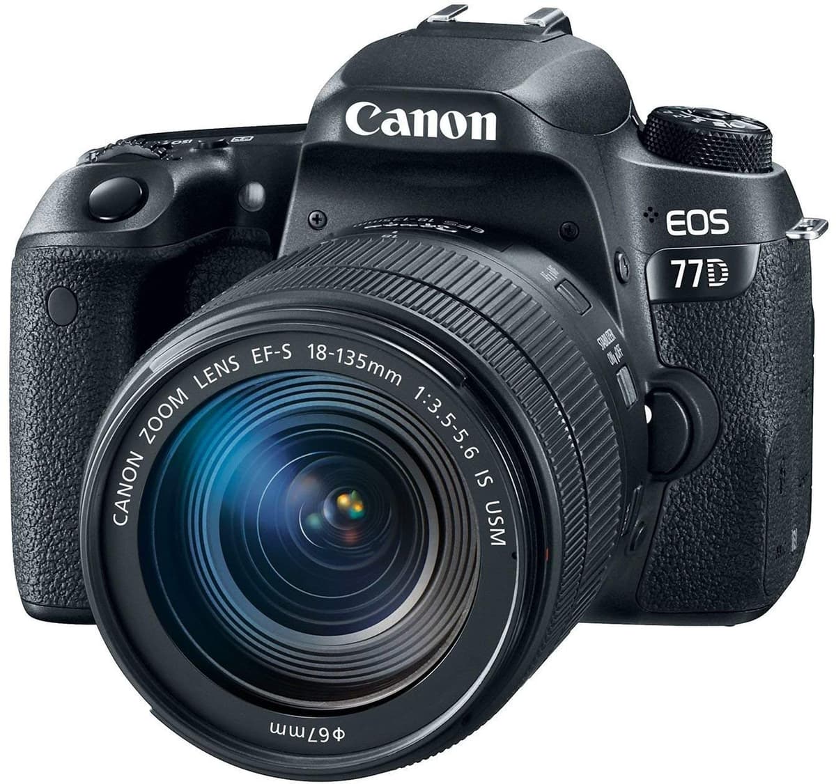 Canon EOS 77D con EF-S 18-135 IS USM Kit (Renewed) 1892C002-cr