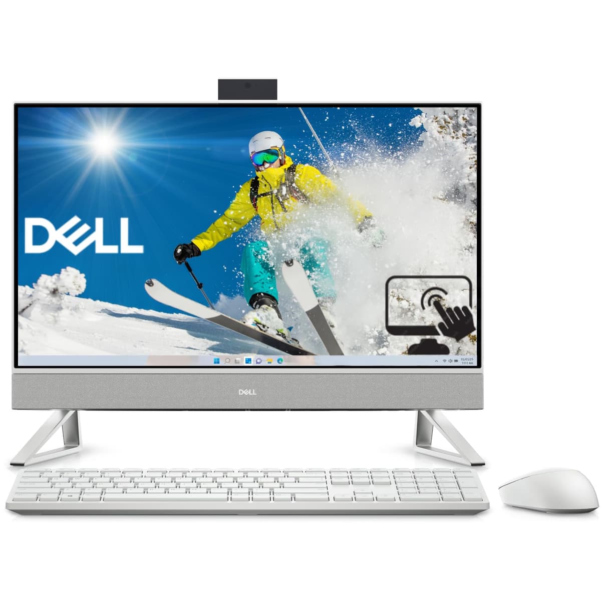 Dell Inspiron All-in-One táctil 23.8" 14th Gen Core7 150U, 64GB RAM, 2TB PCIe SSD, Windows 11 Pro