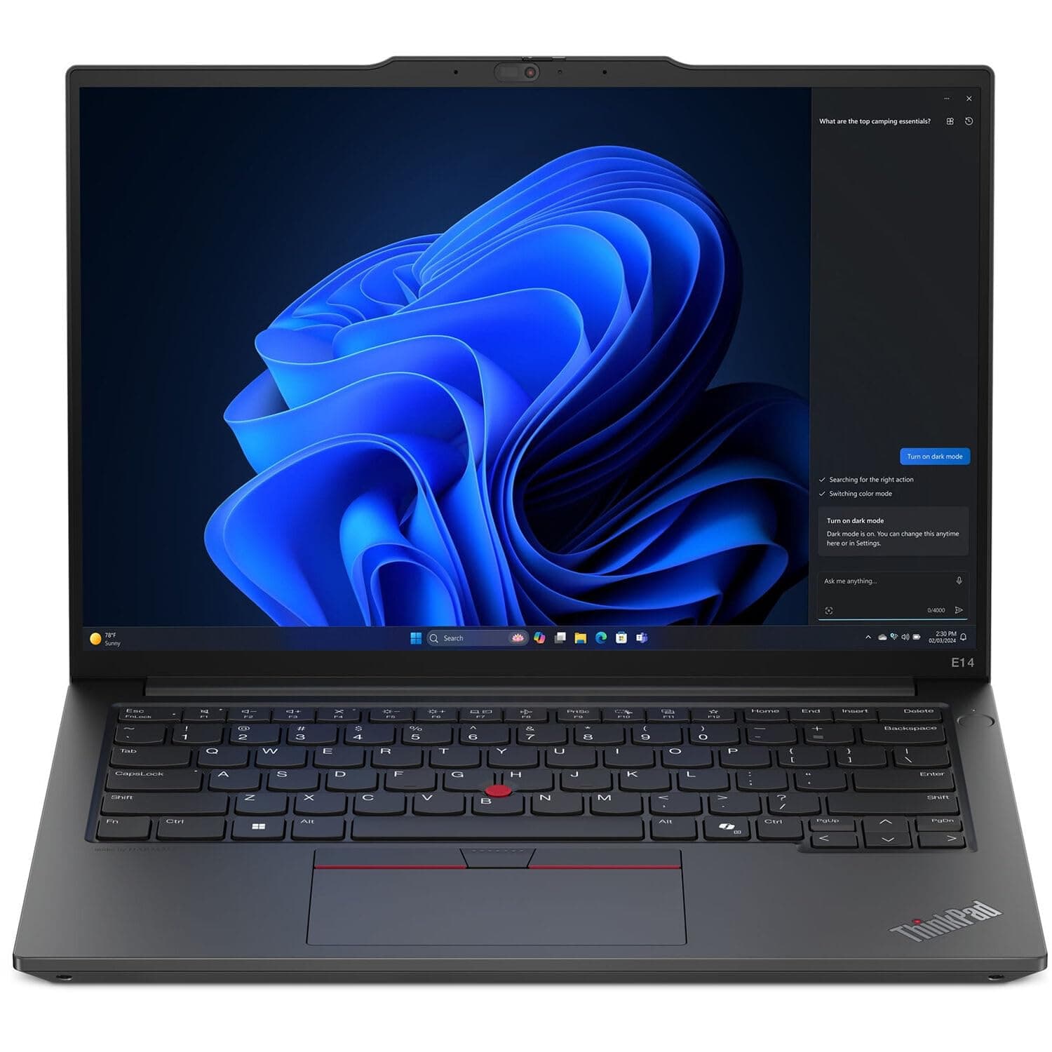 Lenovo ThinkPad E14 Gen 6 2025 Laptop, Intel Core Ultra 7 155H de 16 núcleos, pantalla IPS WUXGA de 14", gráficos Intel, 32GB DDR5, SSD 1TB, Thunderbolt 4, Wi-Fi 6, Windows 10 Pro 21M7A025CD