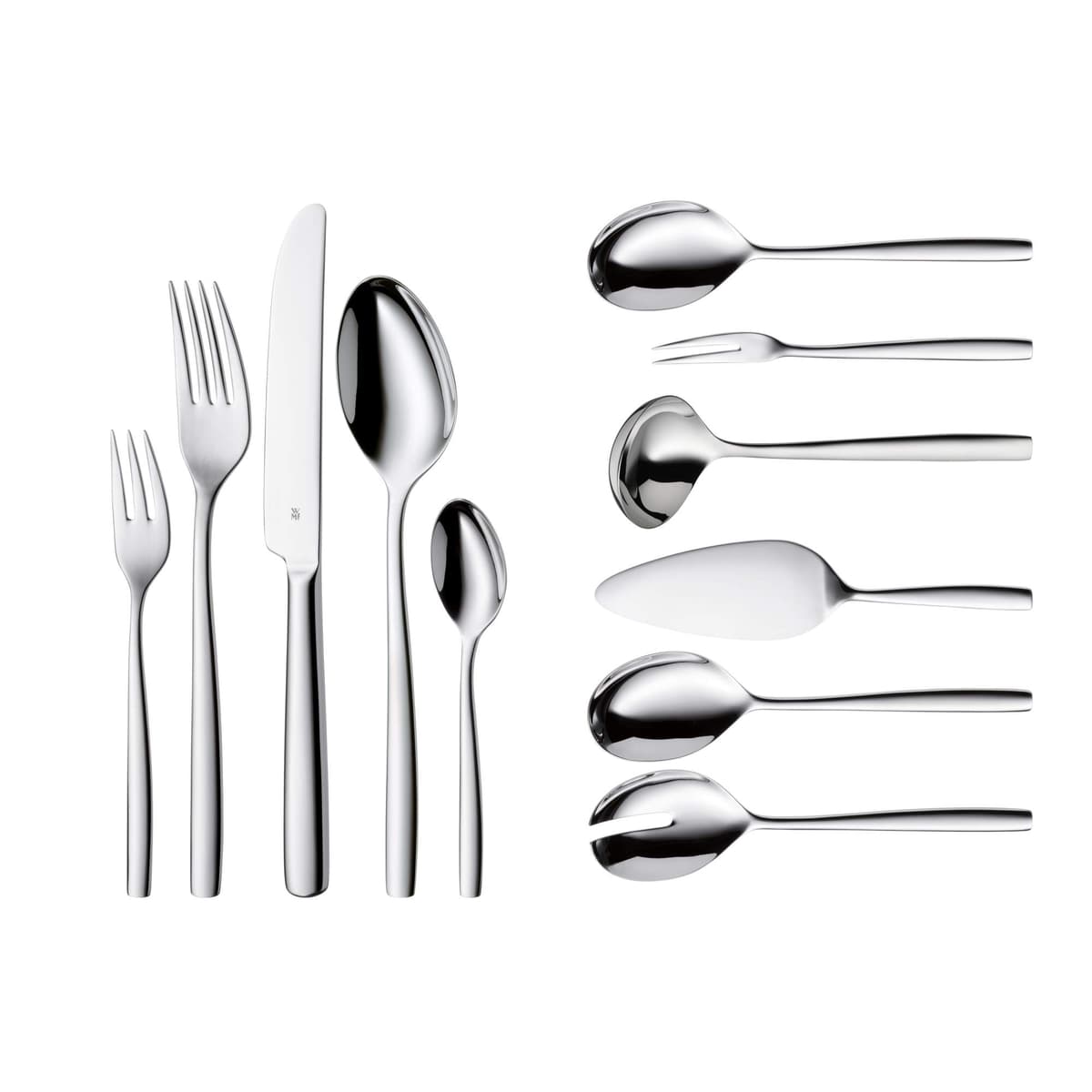 WMF Palma Set de cubiertos 66 piezas para 12 personas Cromargan 18/10 pulido 1272006041
