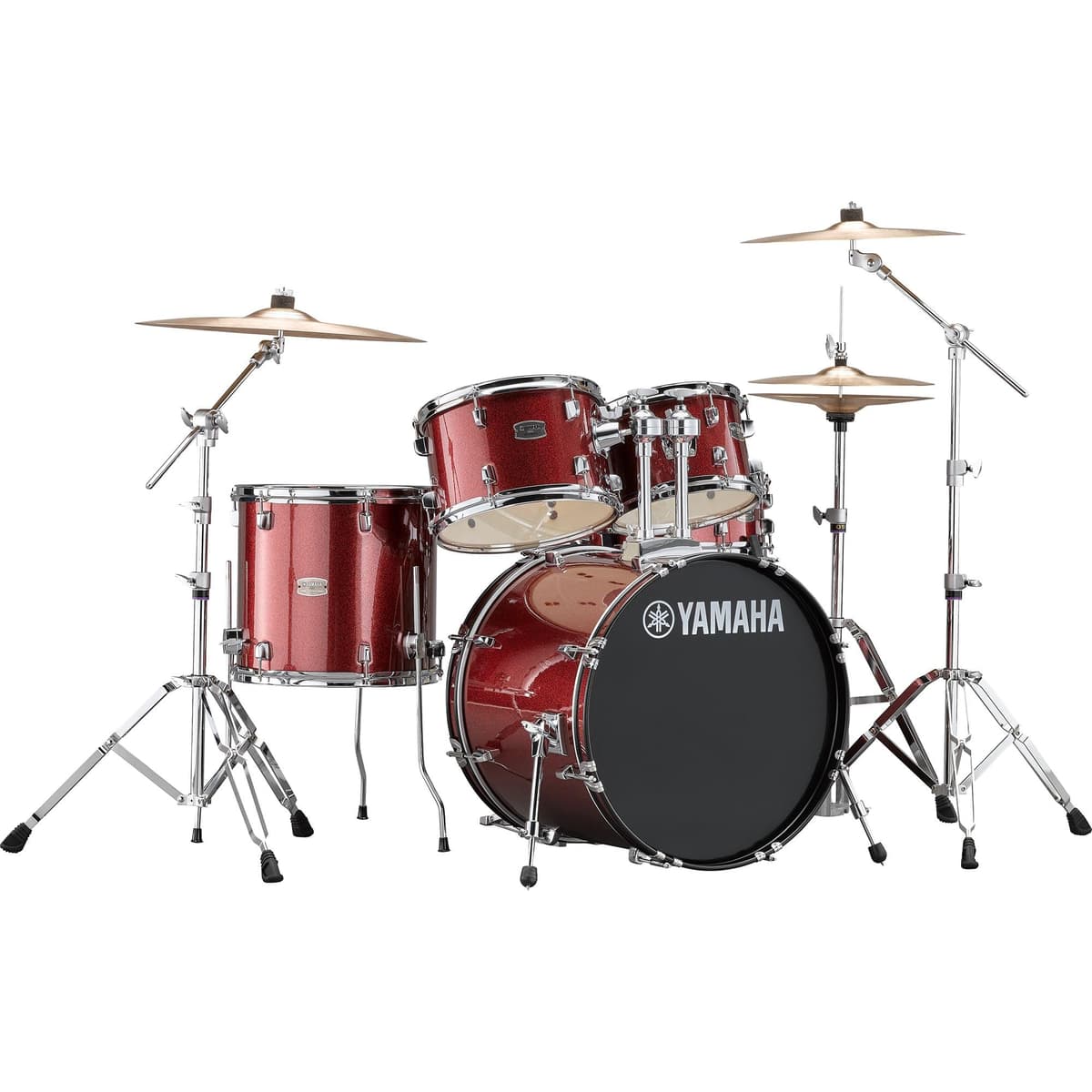 Yamaha Rydeen 5pc Shell Pack con bombo 20" - Burgundy Glitter RDP0F5BGG