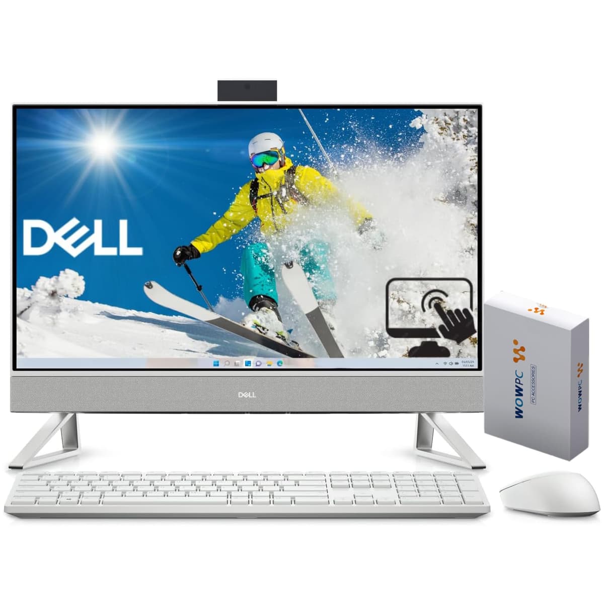 Dell Inspiron All-in-One táctil 23.8" 14th Gen Core7 150U, 32GB RAM, 2TB PCIe SSD, Windows 11 Pro
