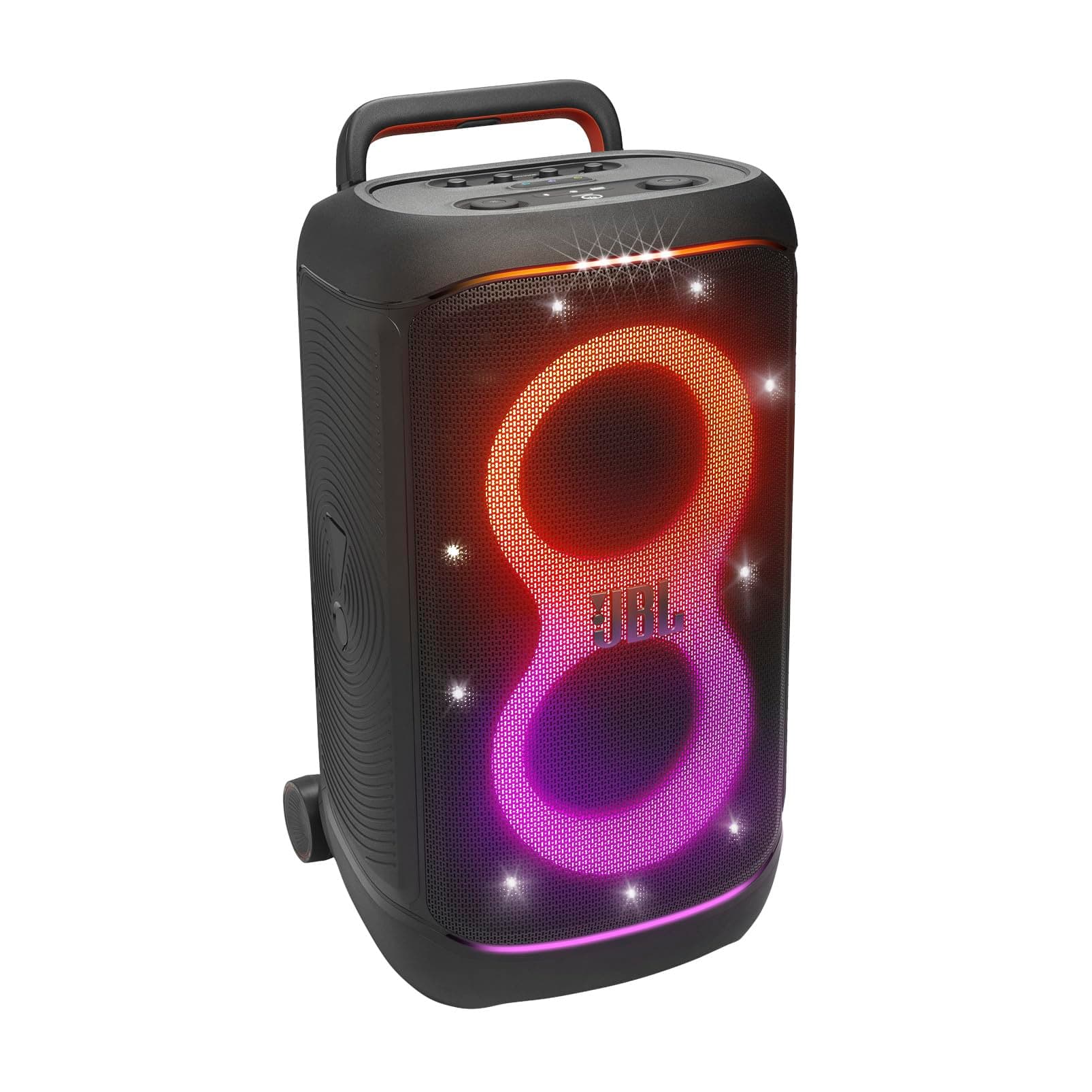 JBL PartyBox 520 - Bocina portátil con batería, AI Sound Boost, hasta 15 horas, IPX4 y manejo telescópico (negro) JBLPARTYBOX520AM