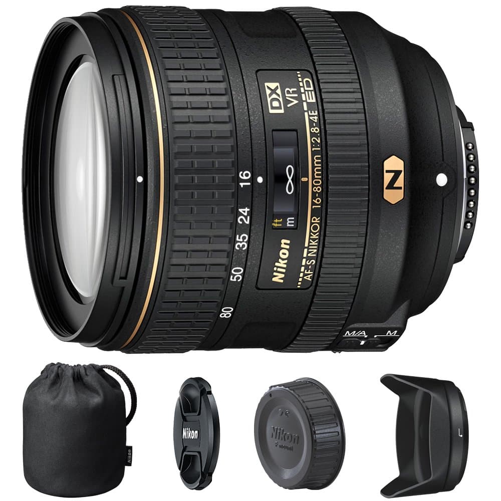 Nikon 16-80 mm f/2.8-4E VR DX AF-S ED Zoom-Nikkor objetivo - (Reacondicionado) 20055