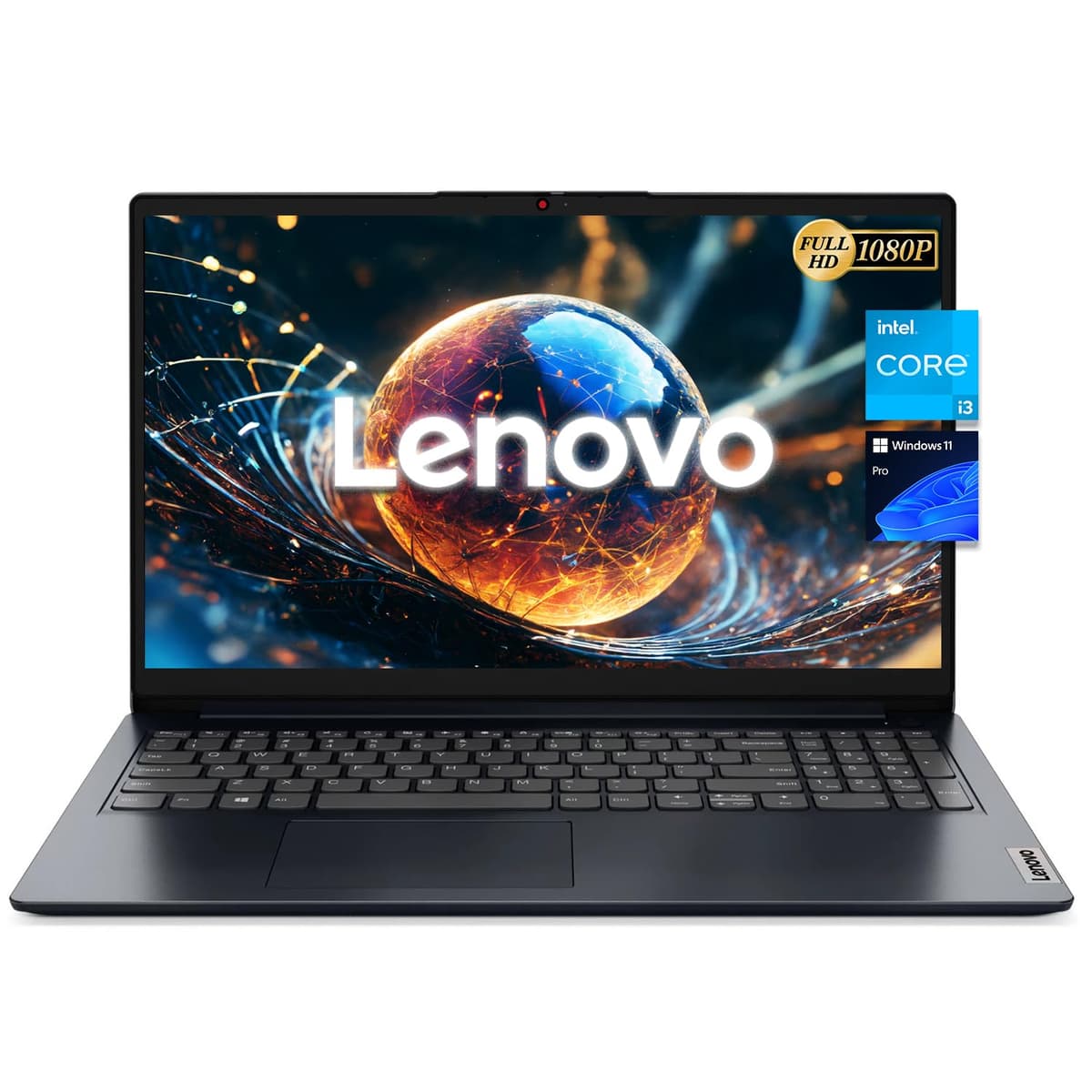 Lenovo New IdeaPad 1 portátil de 15.6" con Intel Core i3-1215U de 12.ª generación (6 núcleos, hasta 4.4 GHz), 16 GB RAM + SSD PCIe de 1 TB, pantalla FHD antirreflejo de 15.6", lector de tarjetas SD, HDMI, webcam, Windows 11 Home
