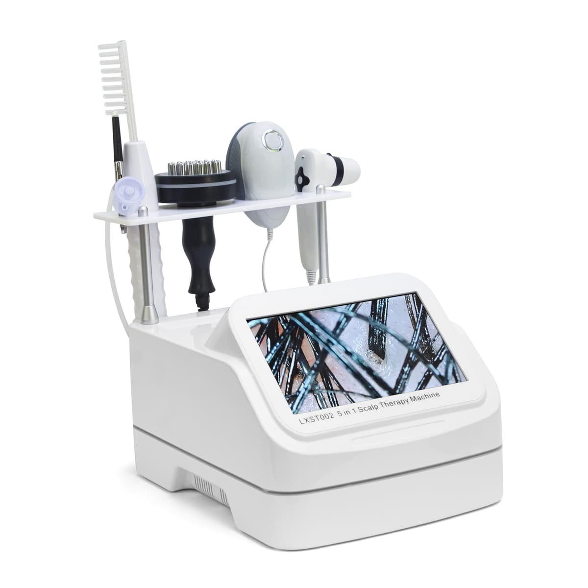 Máquina profesional 5 en 1 para masaje y análisis del cuero cabelludo Elitzia ET2205S