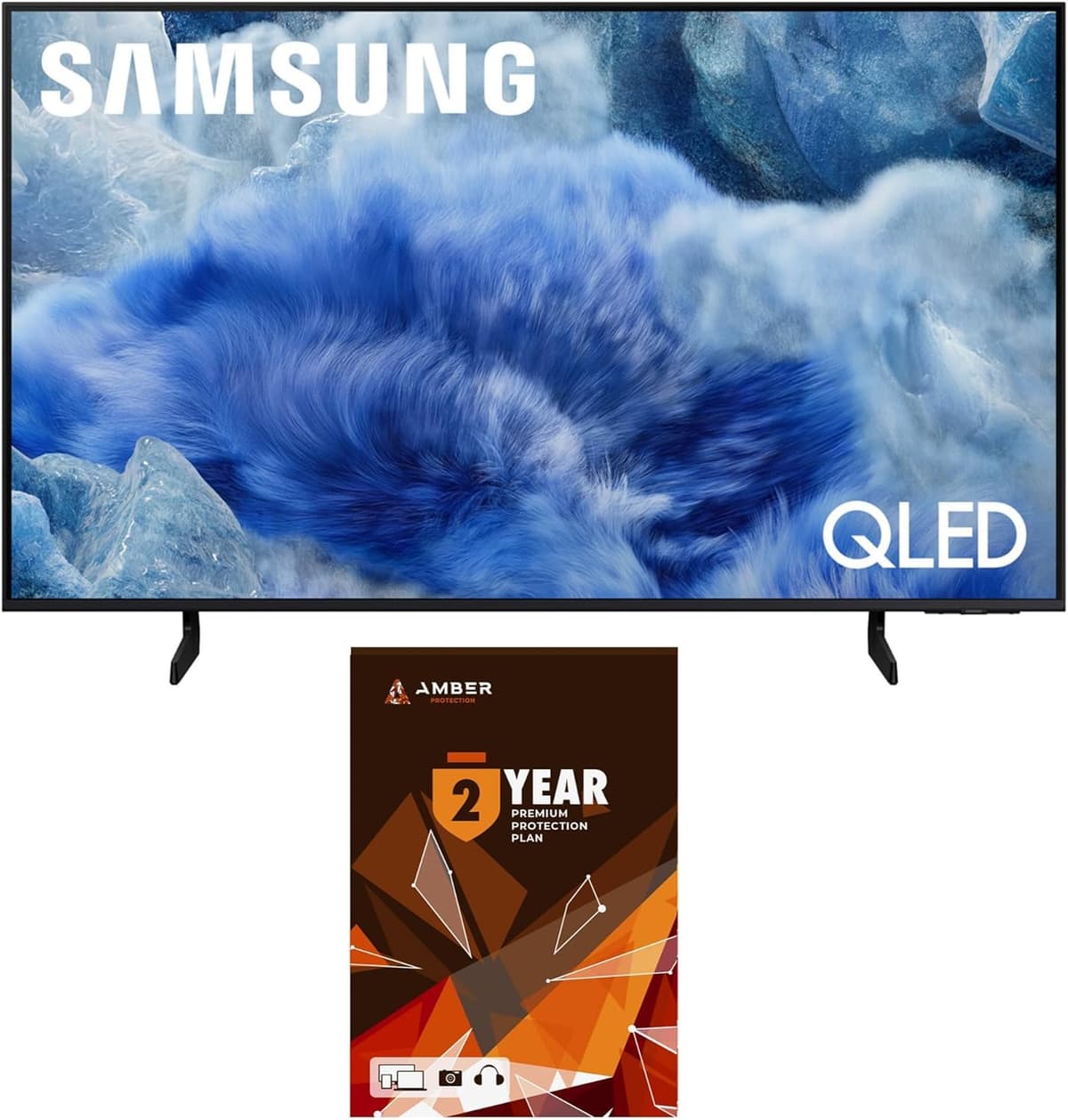 Samsung QN43Q8FAAFXZA Televisor Inteligente QLED Q8F 4K de 43 pulgadas con Vision AI y Plan de Protección Amber de 2 Años (2025) BNDL_QN43Q8FA-WRTY2-AMBER-SC