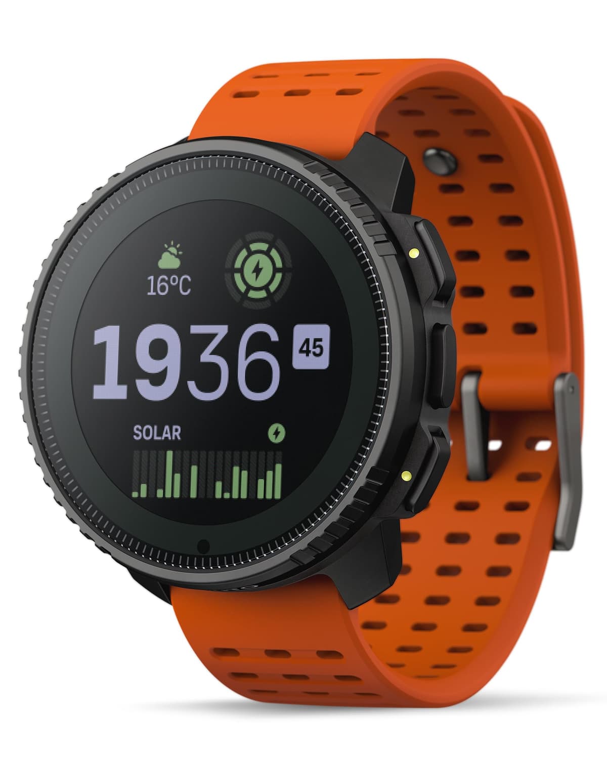 Reloj de Aventura SUUNTO Vertical Solar GPS, Reloj Multideporte Premium con Pantalla Táctil de 1.4 pulgadas, Mapas Offline Globales Gratis, 60 Días de Batería, Registros de Entrenamiento, Monitoreo de Ritmo Cardíaco y Sueño, Steel Canyon SS050987000