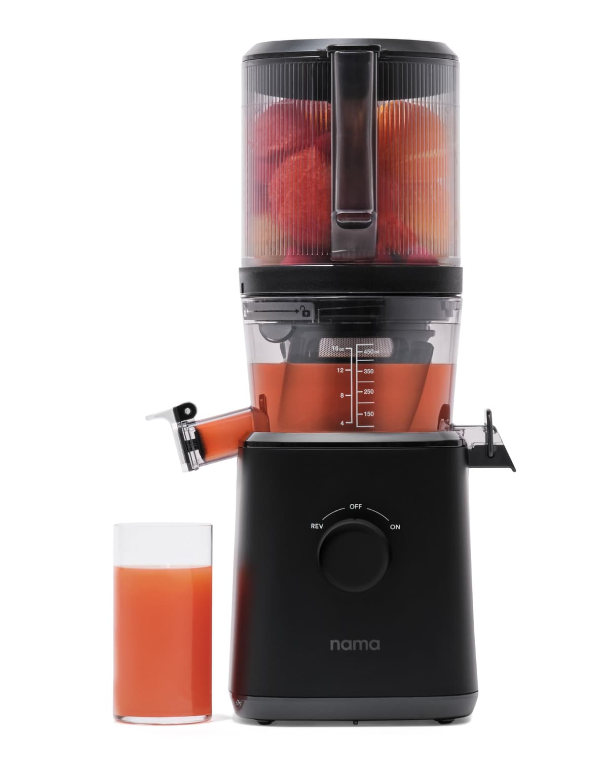 Nama J2 Cold Press Juicer - Extractor masticador autoalimentado de boca ancha SJ200
