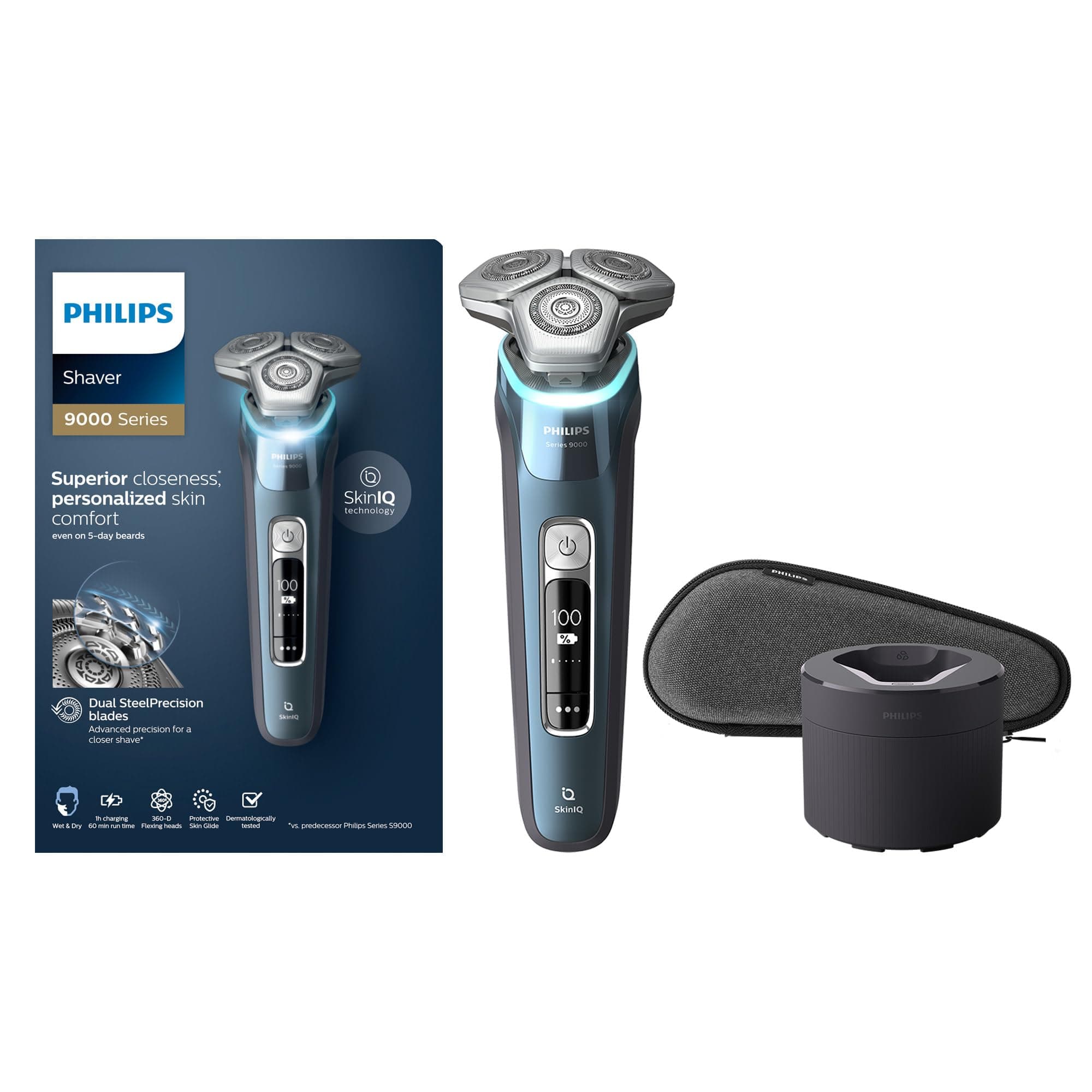 Philips Afeitadora Series S9000 Prestige SP9871/13 Negro/Gris