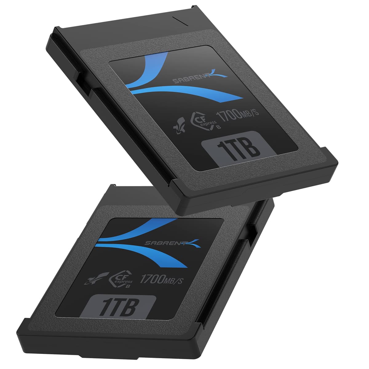 SABRENT Rocket CFX Tarjeta de Memoria CFexpress Tipo B 1TB Pack de 2, R1700MB/s W1500MB/s (CF-XTBT-1TBX2)